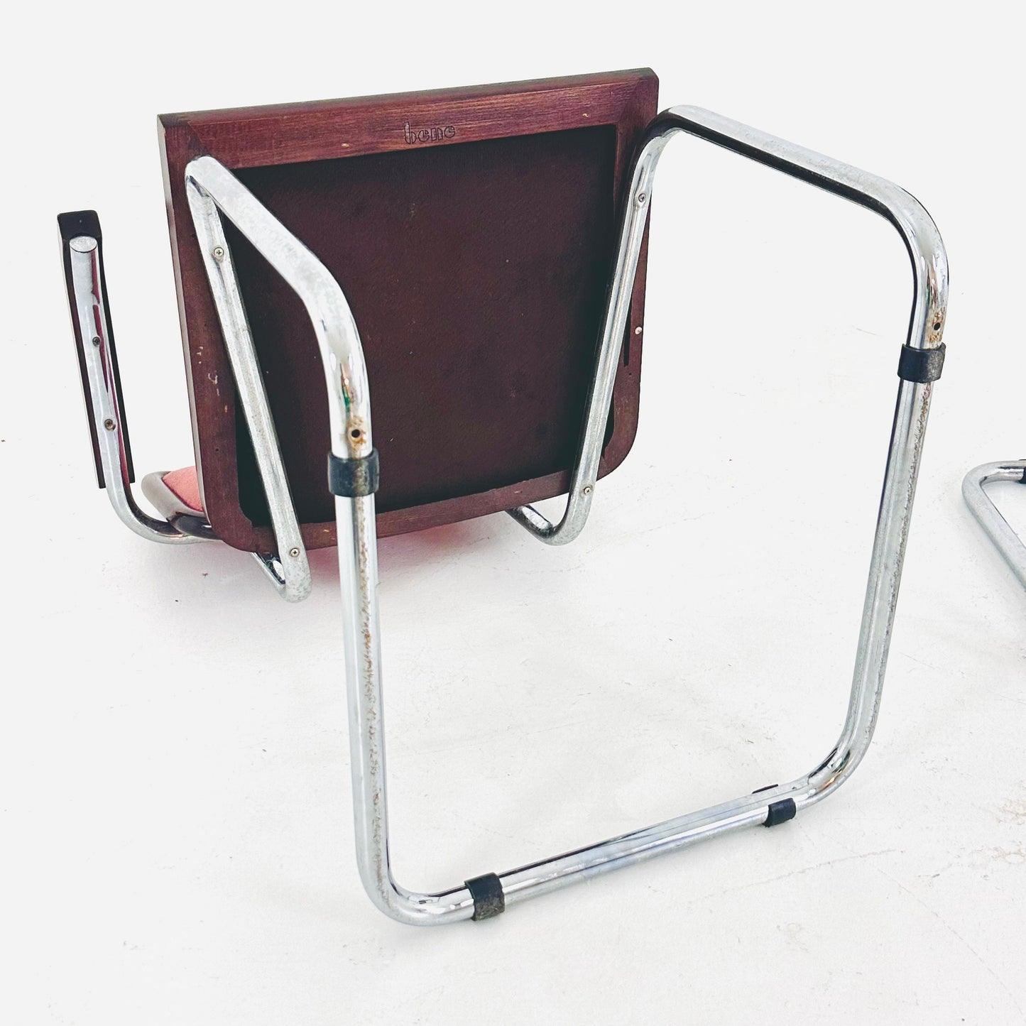 Marcel Breuer B32 upholstered Cesca Armchair, bauhaus design by Bene