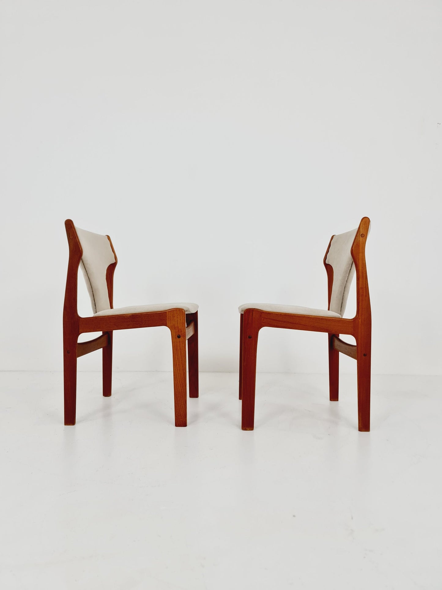 Vintage Danish teak dining charis by Erik Buch, 1960s, set of 2