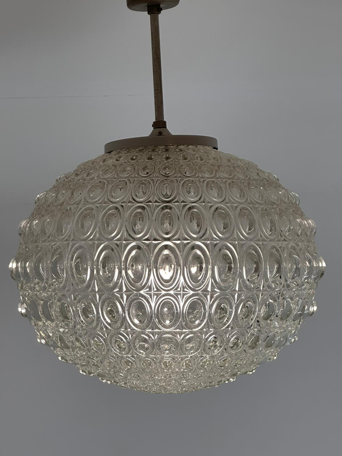 Vintage Honeycomb Ceiling Lamp, 1970s