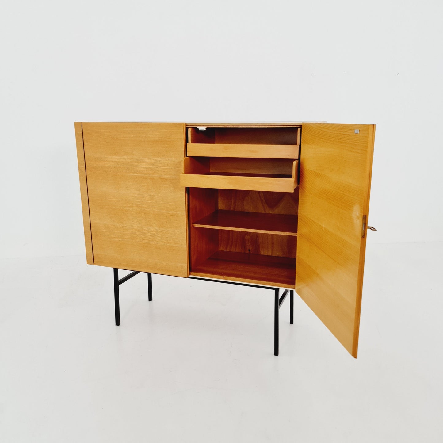 German Mid century sideboard cabinet by Helmut Magg for DeWe, Germany 1960s