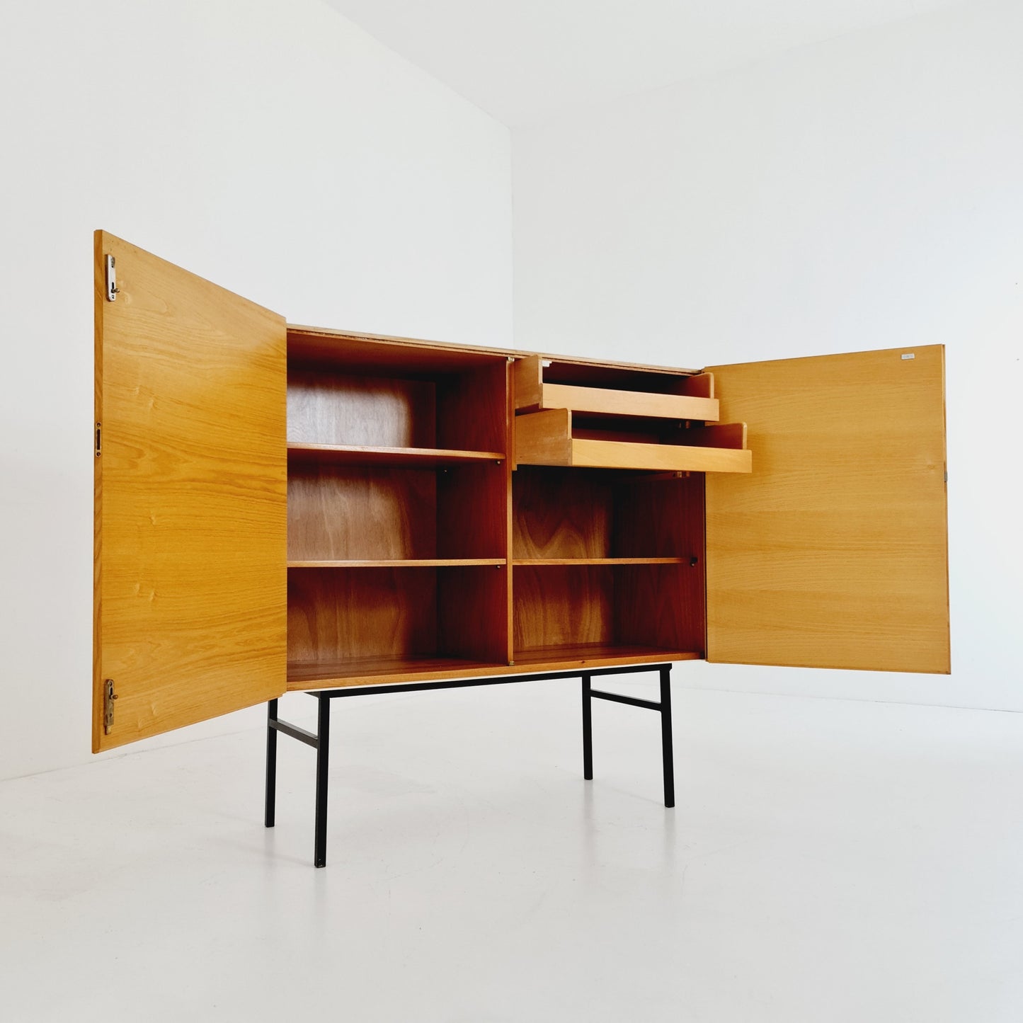 German Mid century sideboard cabinet by Helmut Magg for DeWe, Germany 1960s
