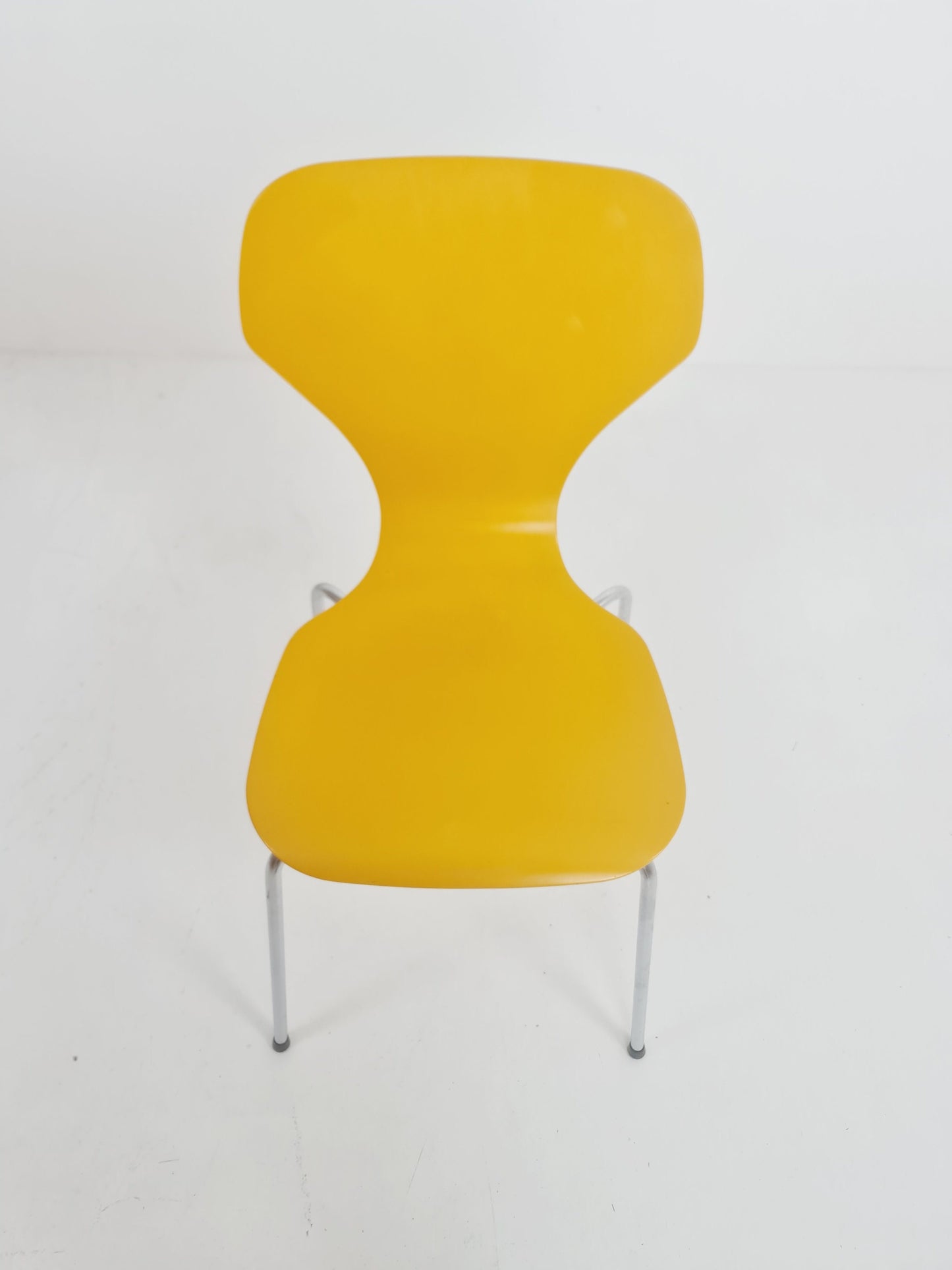 Yellow retro Danish chair by Phoenix Denmark, 1990s