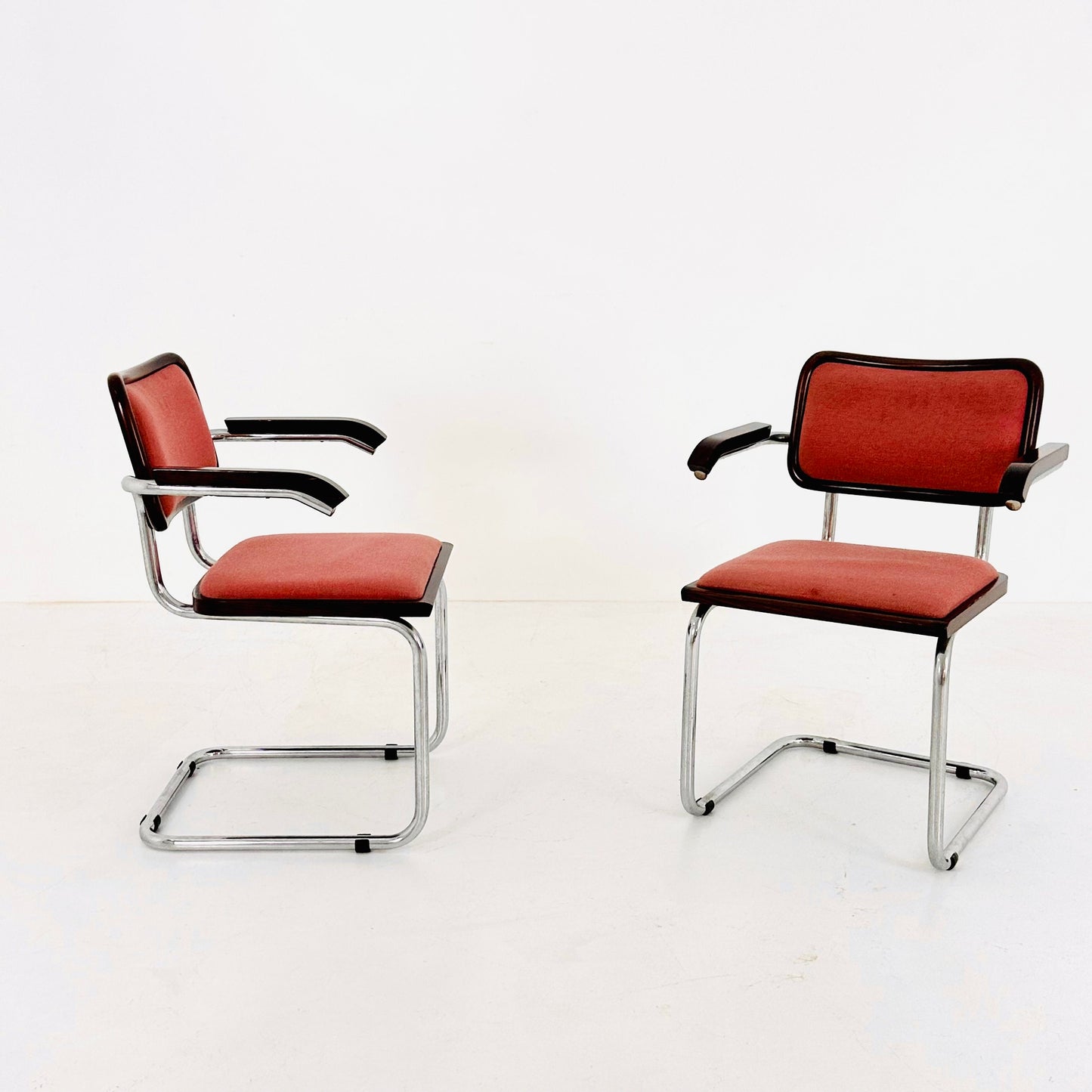 Marcel Breuer B32 upholstered Cesca Armchair, bauhaus design by Bene