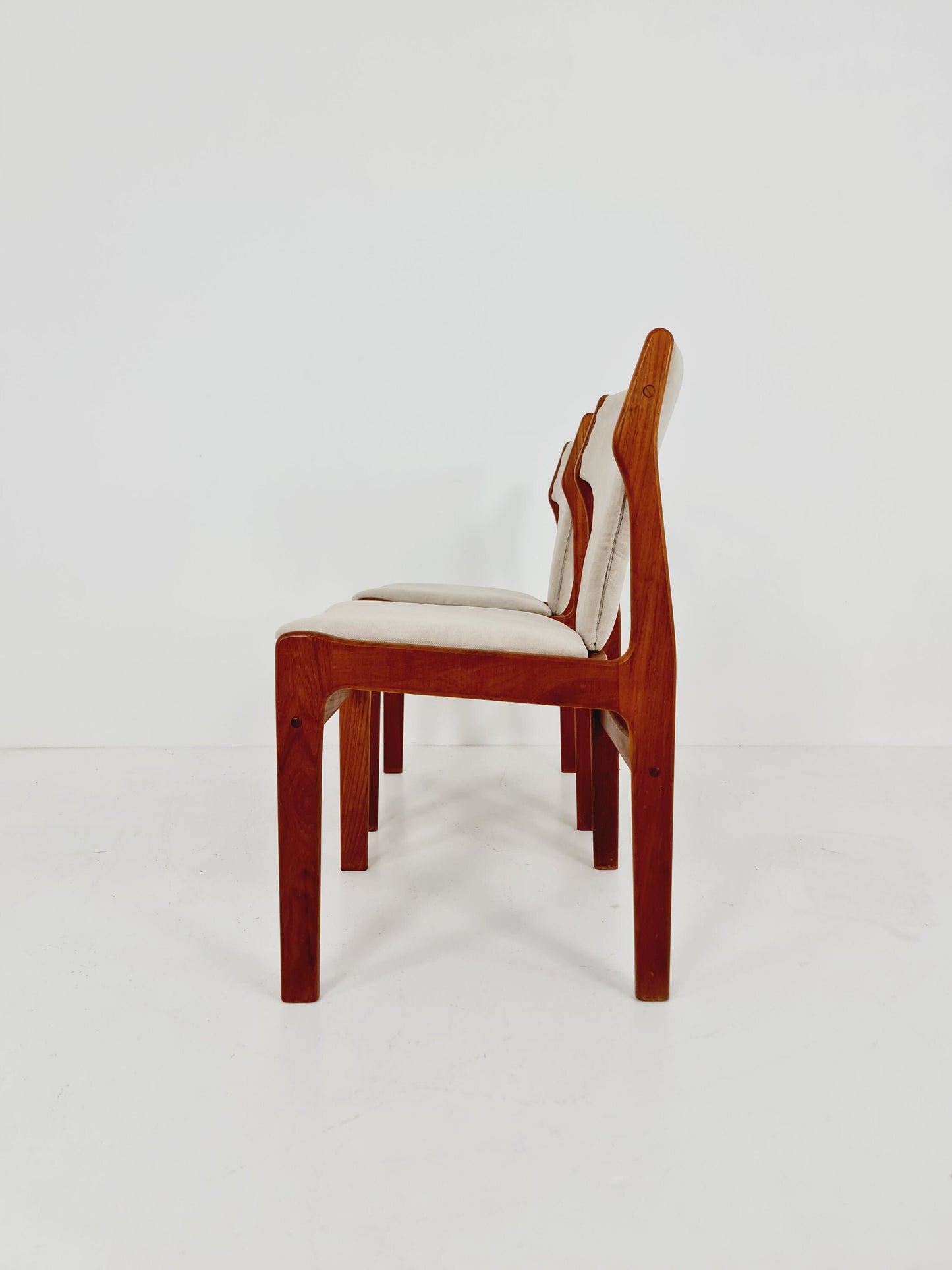Vintage Danish teak dining charis by Erik Buch, 1960s, set of 2