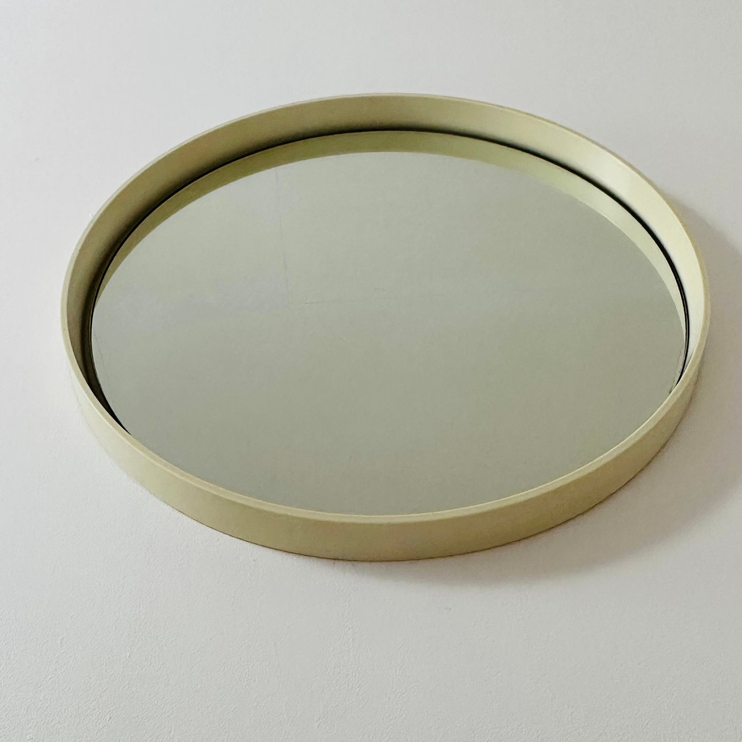 Space Age \Mid-Century Round Mirrror, 1970s