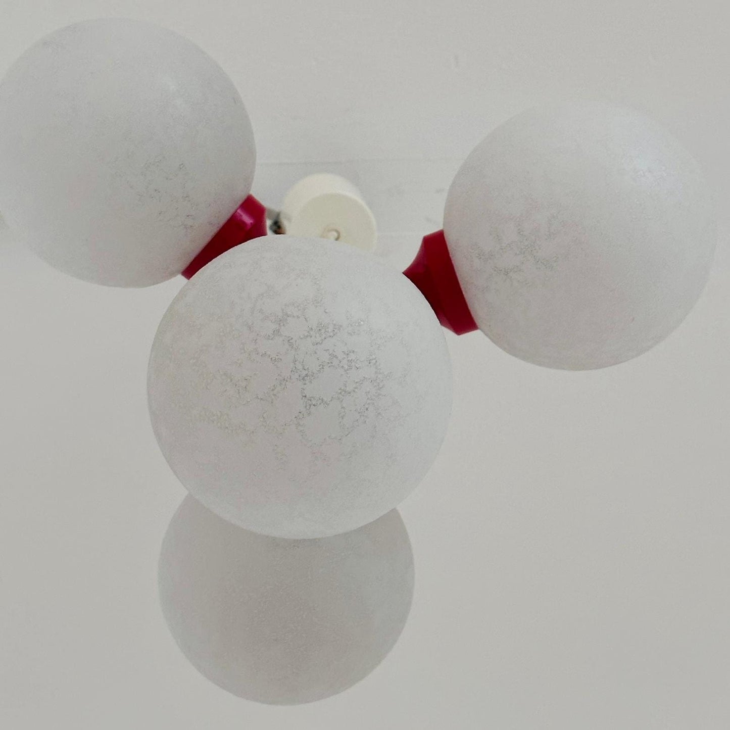 Vintage Space Age ball ceiling lamp by Richard Essig 1970s Mid century pendant lamp