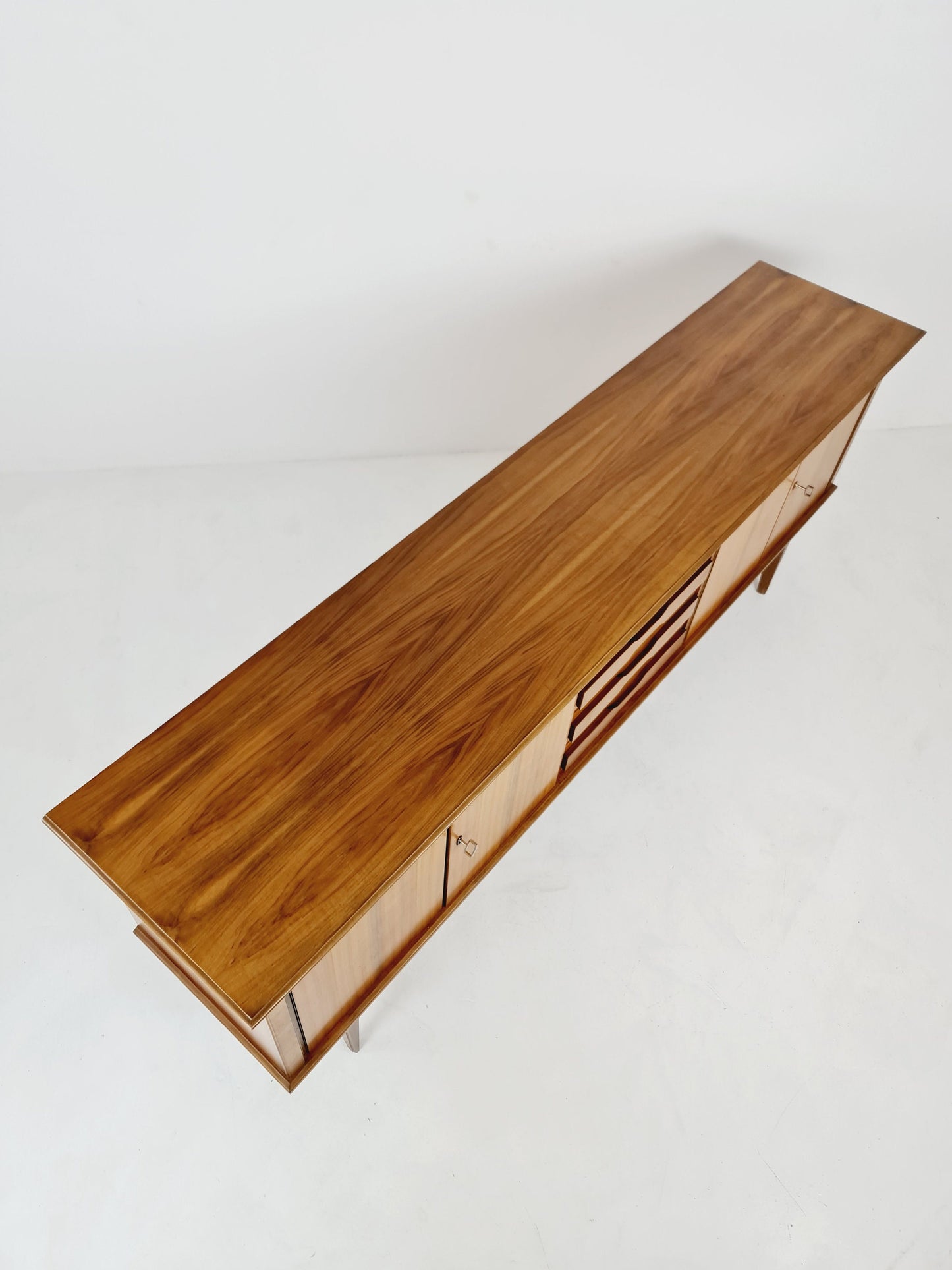 Mid Century Modern German walnut Sideboard, 1960s