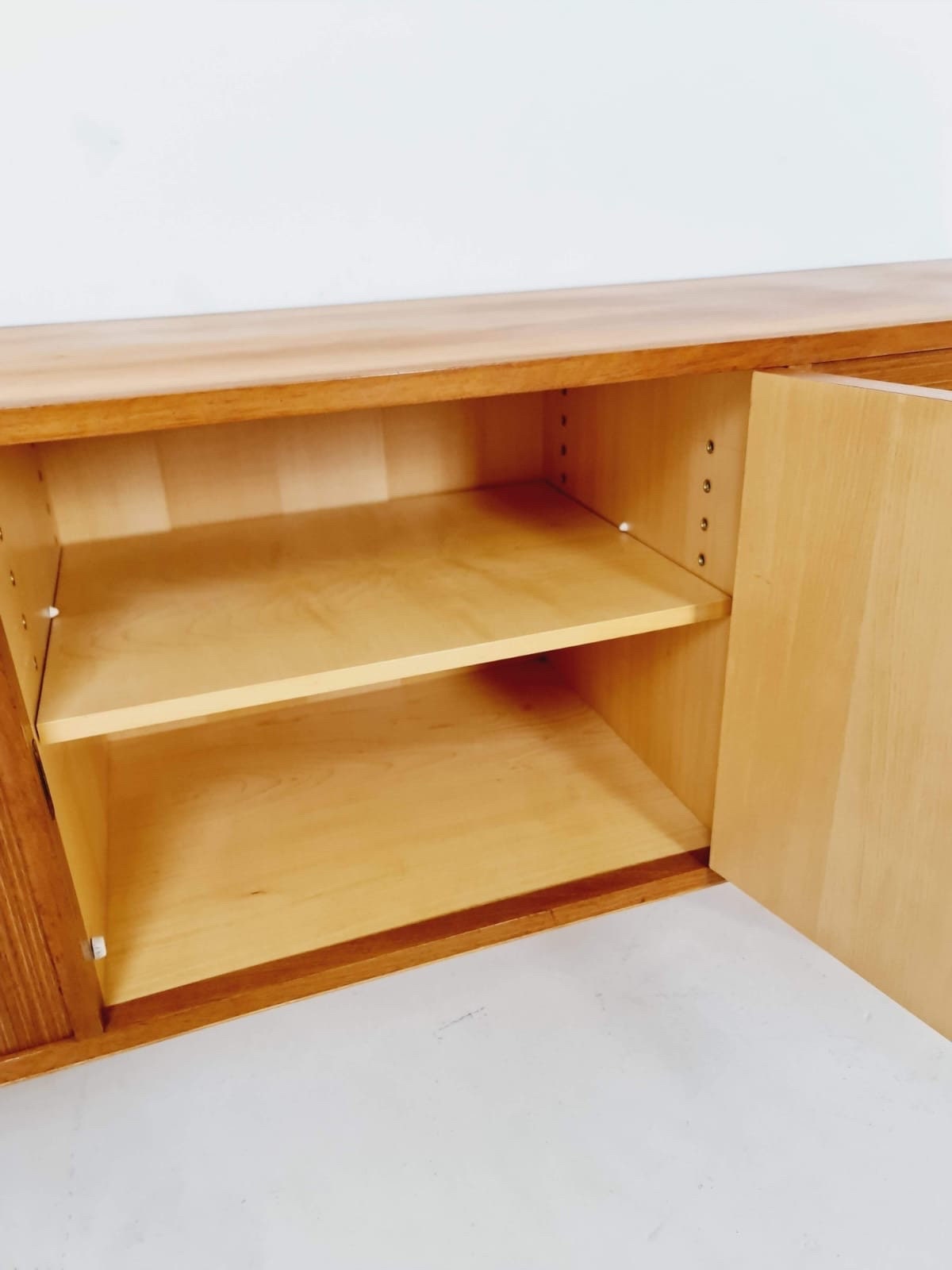 Mid Century Modern German Teak Sideboard by Möbel Mann, 1960s