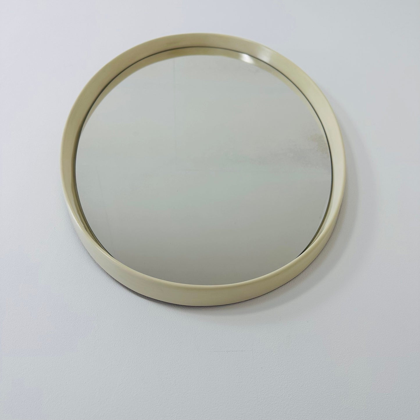 Space Age \Mid-Century Round Mirrror, 1970s