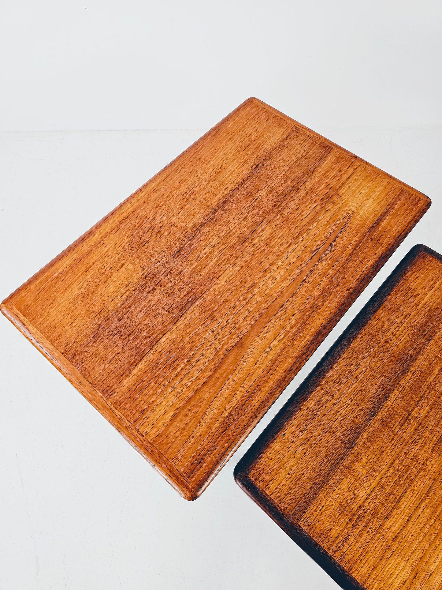 Midcentury Danish teak Nesting Tables by Kai Kristiansen for skovamand & Andersen, 1960s