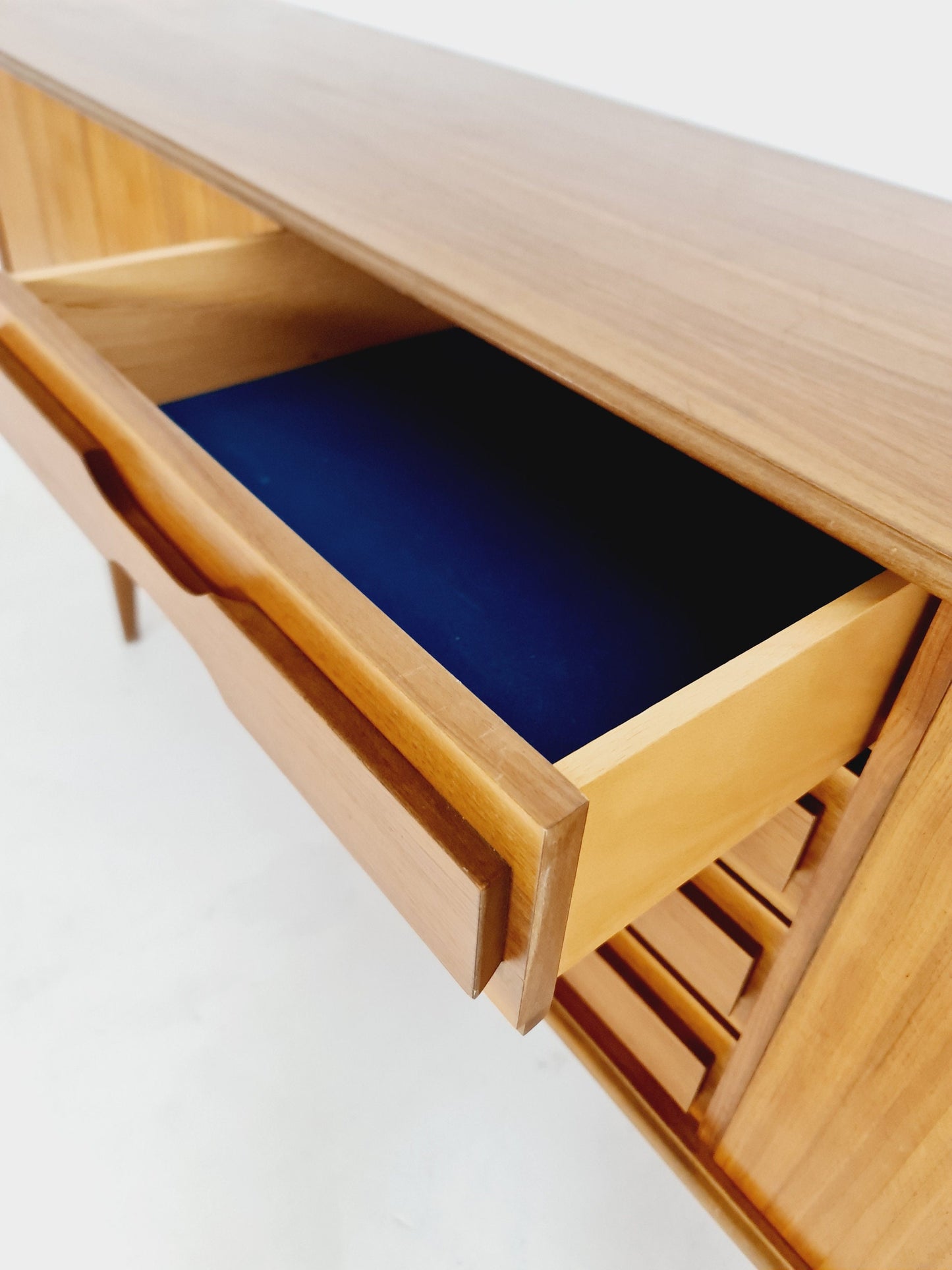 Mid Century Modern German walnut Sideboard, 1960s