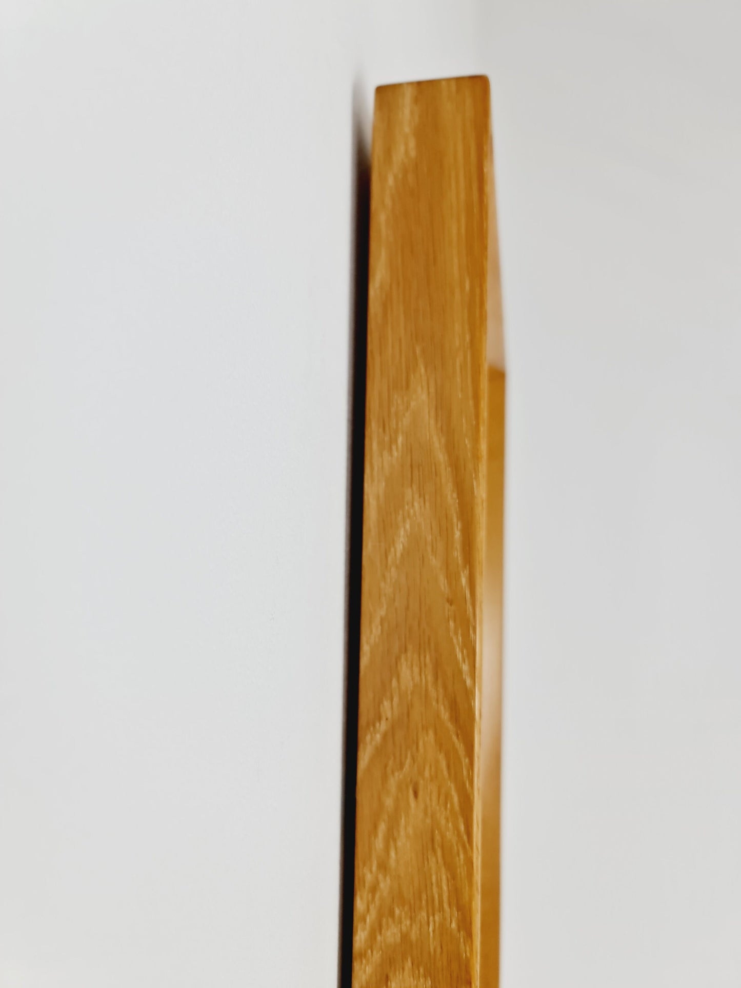 Oak Swedish mid-century Modern wall-mounted mirror By G&T Sweden 1960s