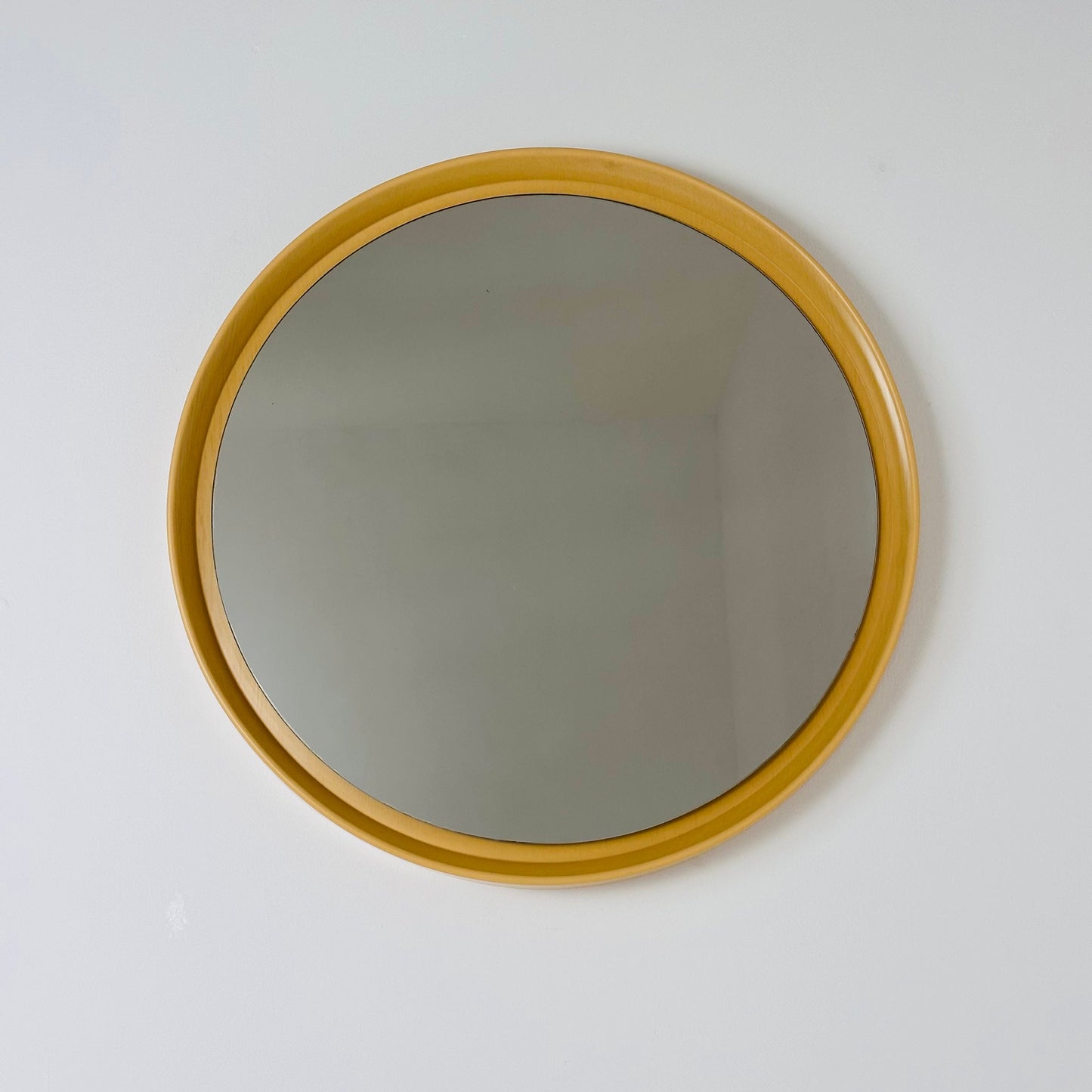 Space Age \Mid-Century Round Mirrror, 1970so