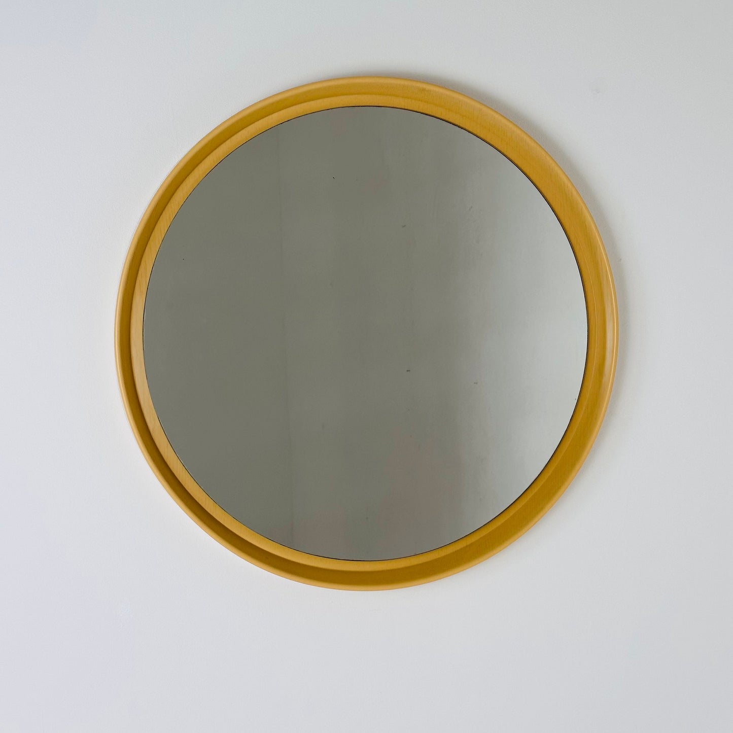 Space Age \Mid-Century Round Mirrror, 1970so