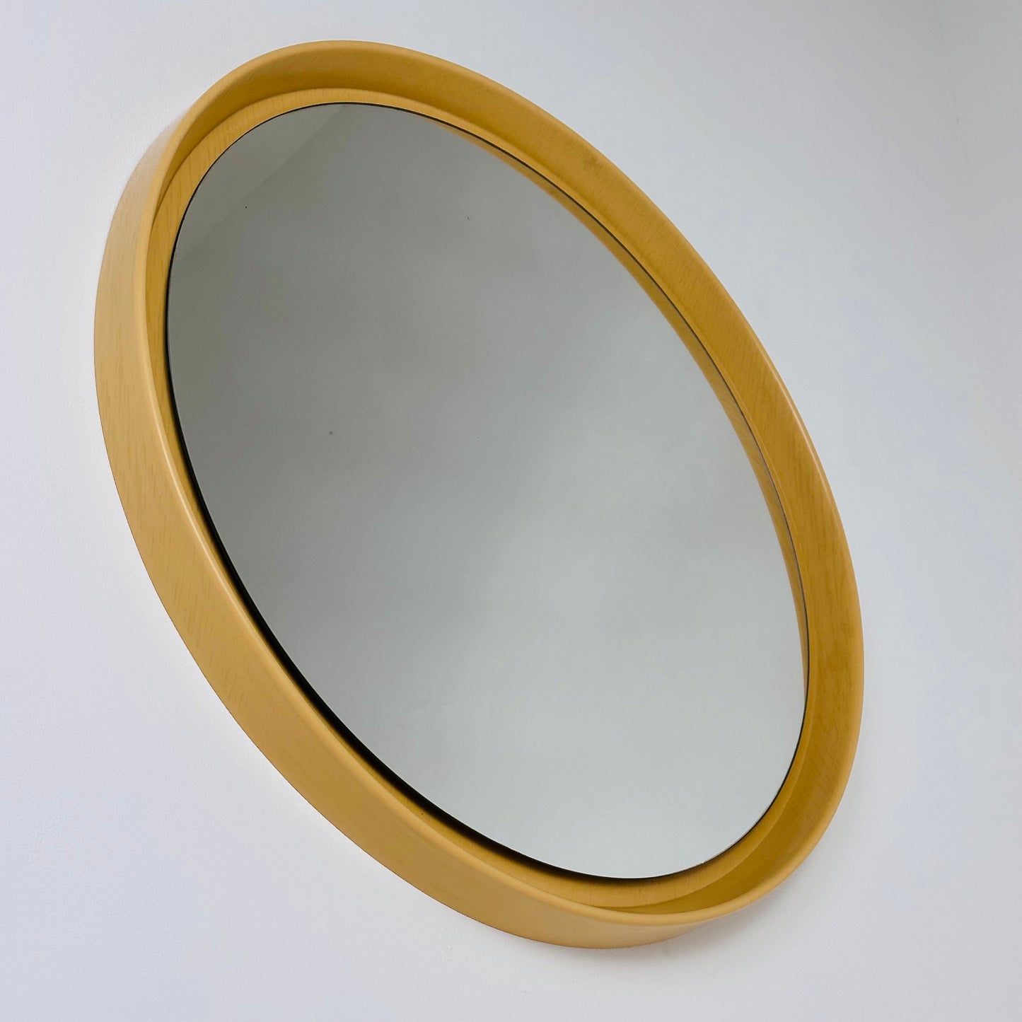 Space Age \Mid-Century Round Mirrror, 1970so