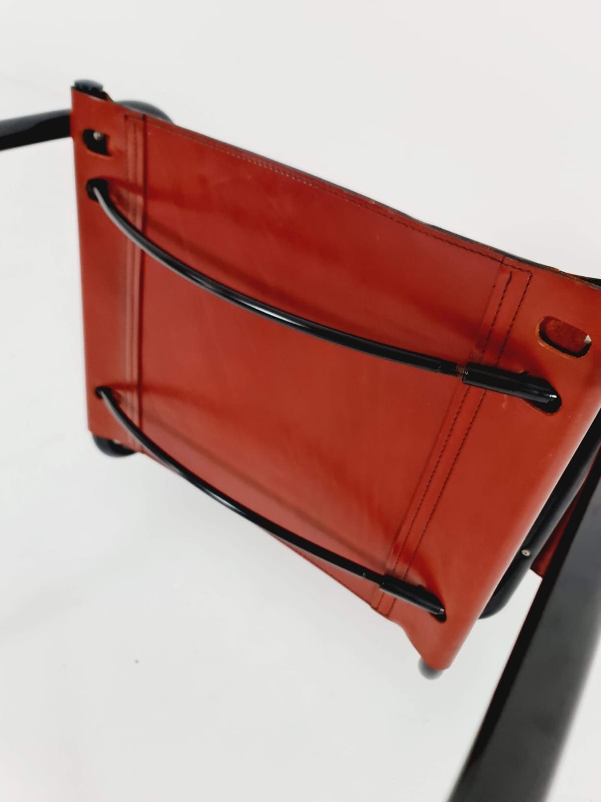 1 of 4 Model MG5 Centro Studio Desk Chairs in Dark Cognac by Mart Stam & Marcel Breuer, 1970s