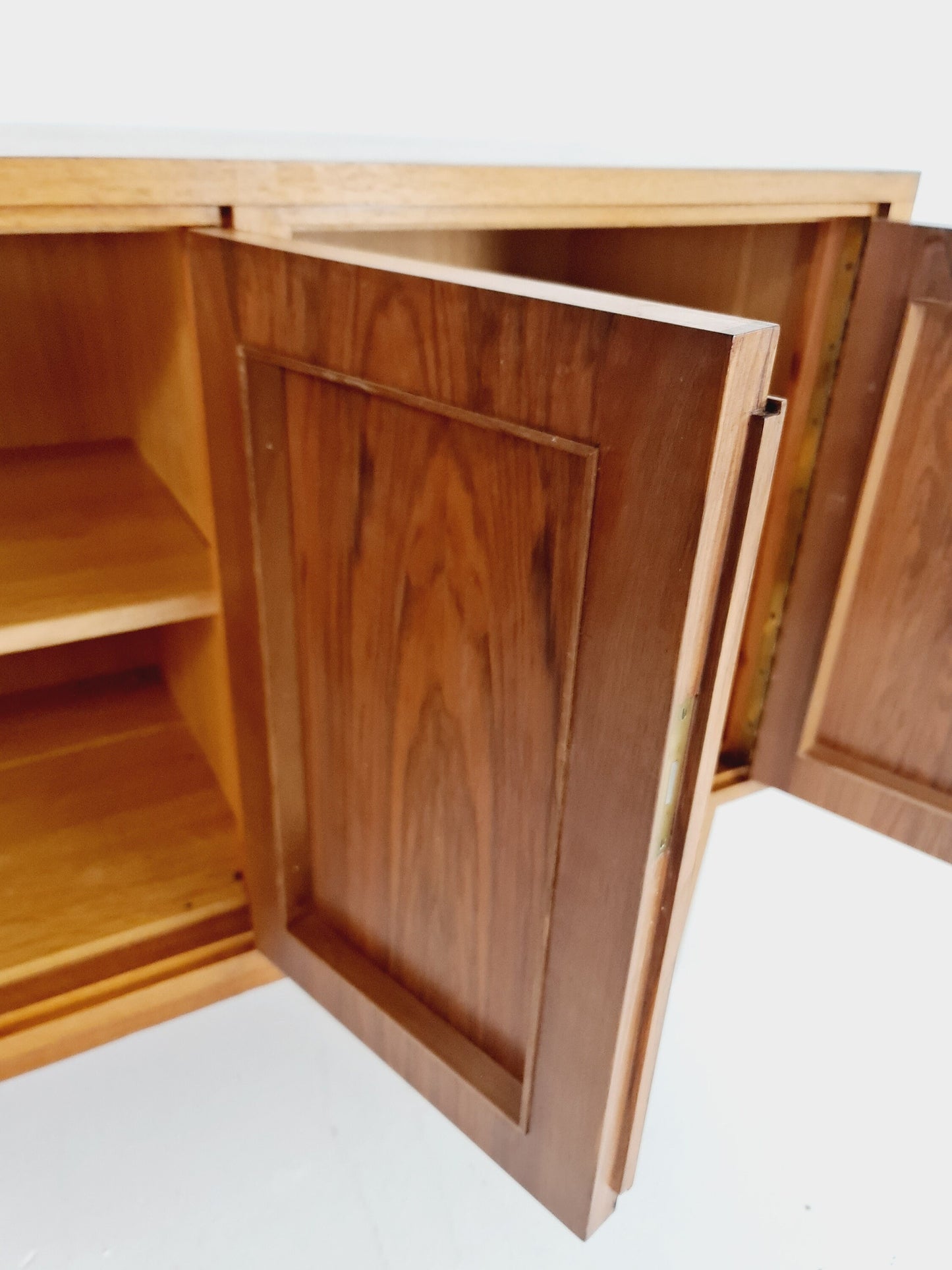 Mid Century Modern German Solid walnut Sideboard 1960s