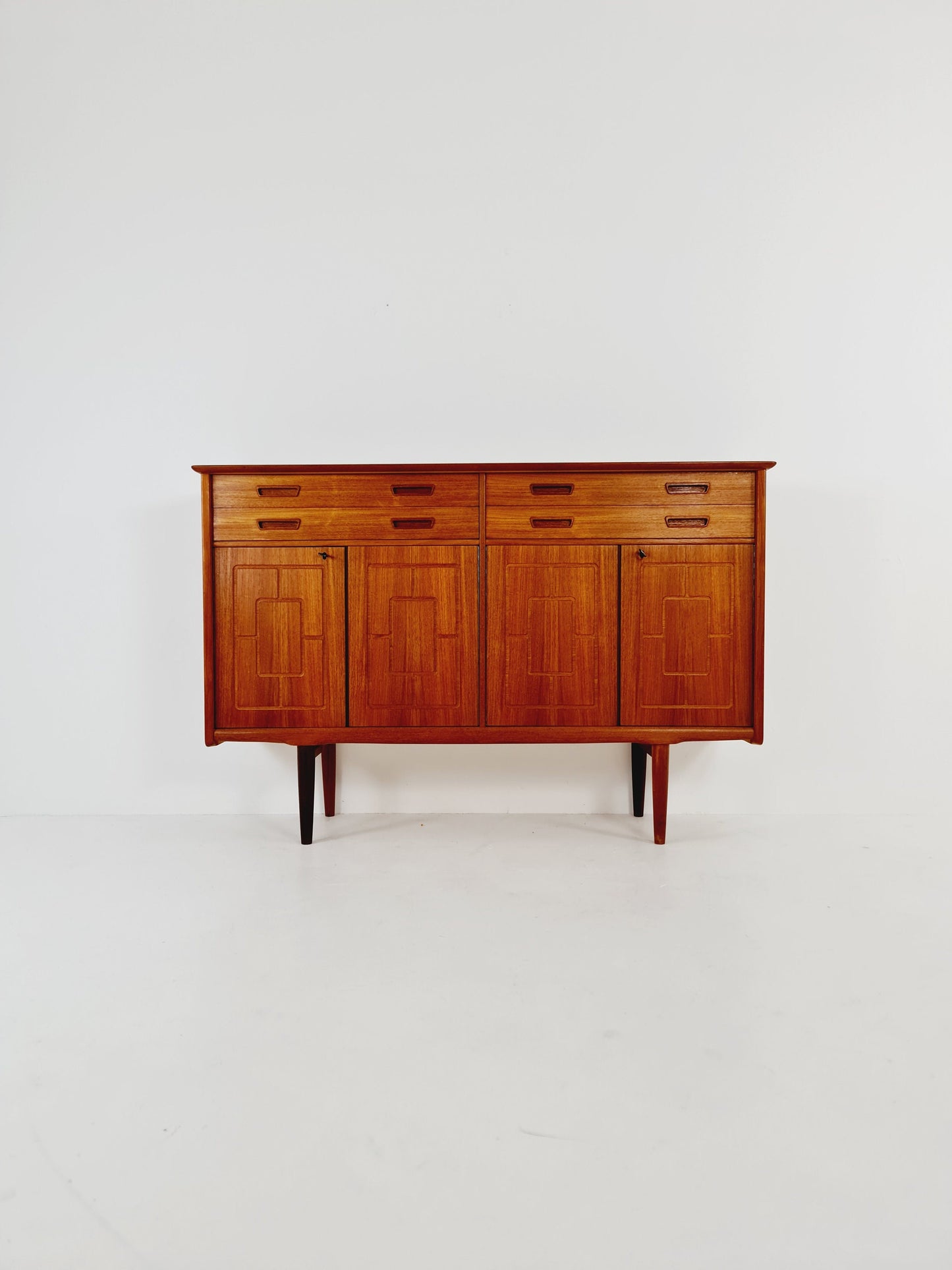 Mid-Century Modern Norwegian highboard, Sideboard for Sörheim MöbelFabrik Nesttun, 1960s