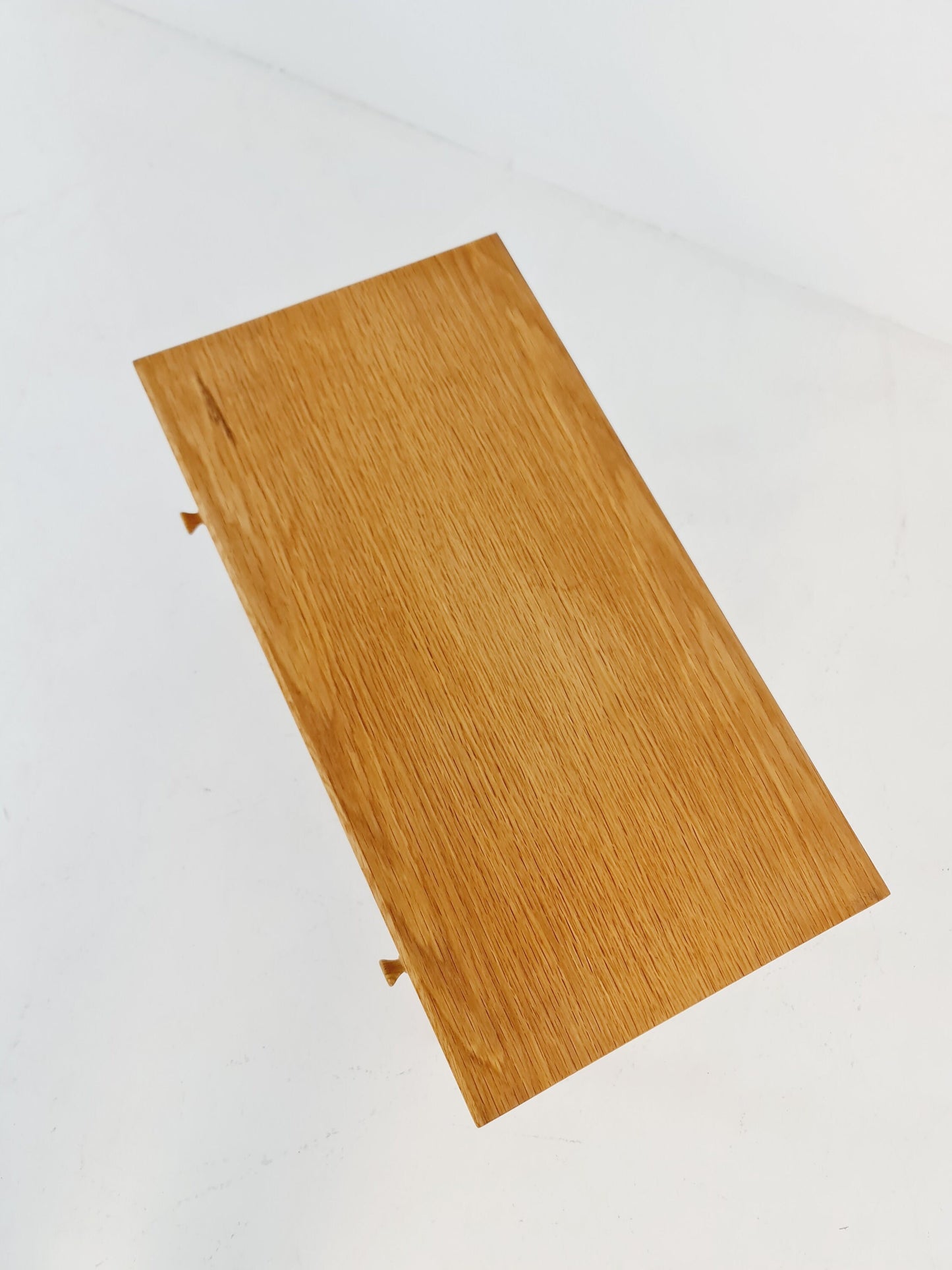 Danish Oak hallway table/Side table by Aksel Kjersgaard Odder Denmark, 1960s
