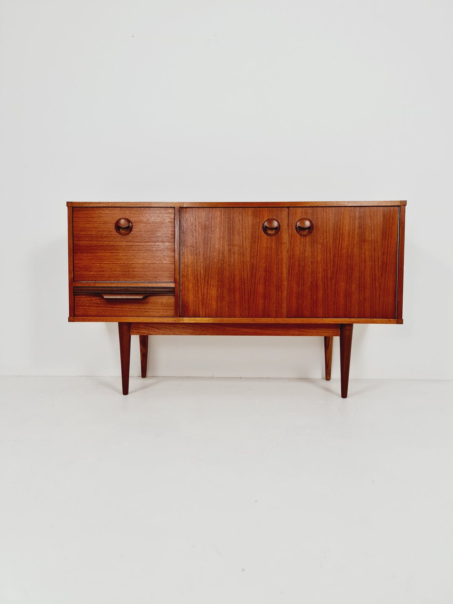 Mid Century Modern German teak Sideboard By Musterring international , 1960s