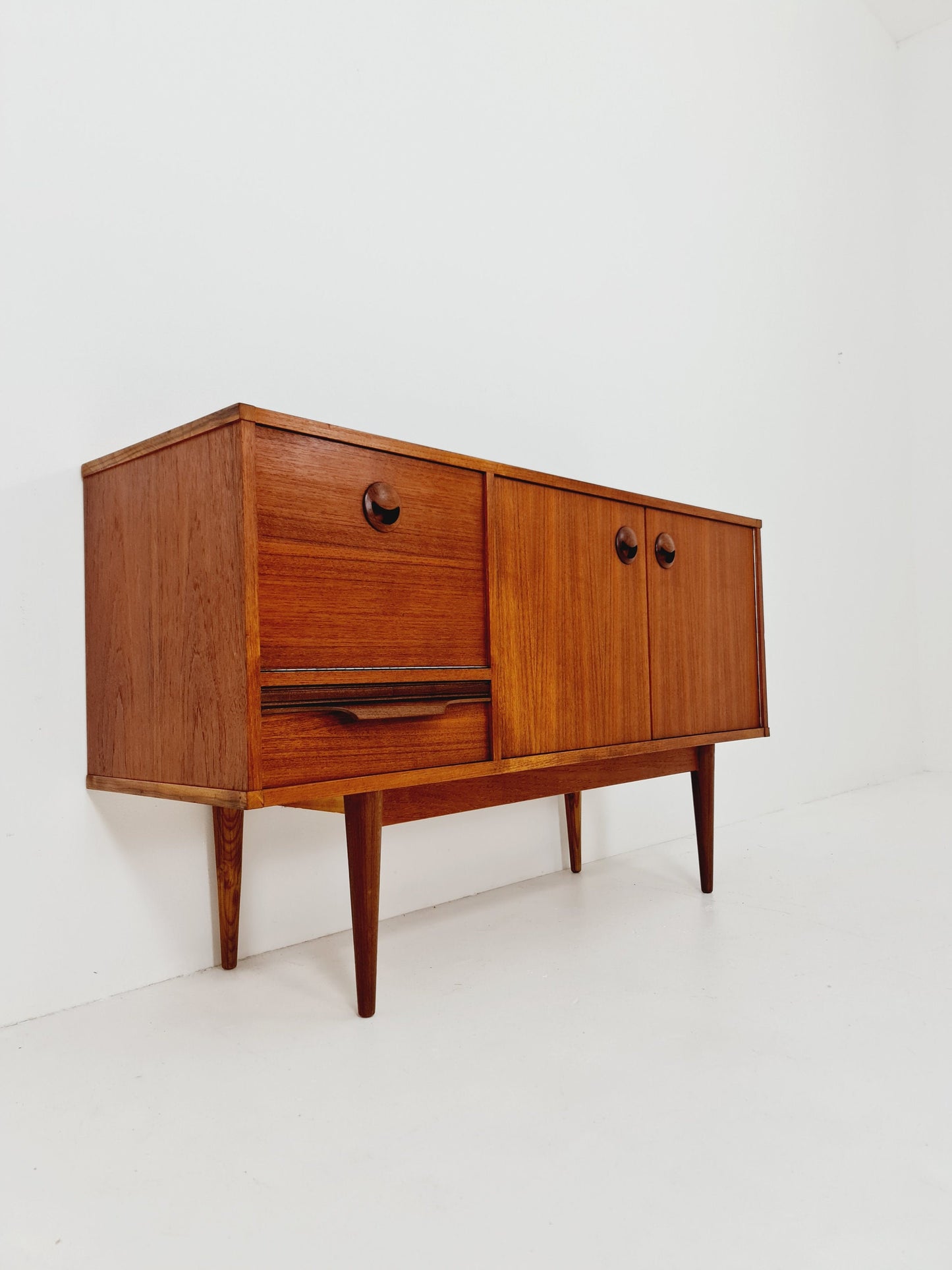 Mid Century Modern German teak Sideboard By Musterring international , 1960s