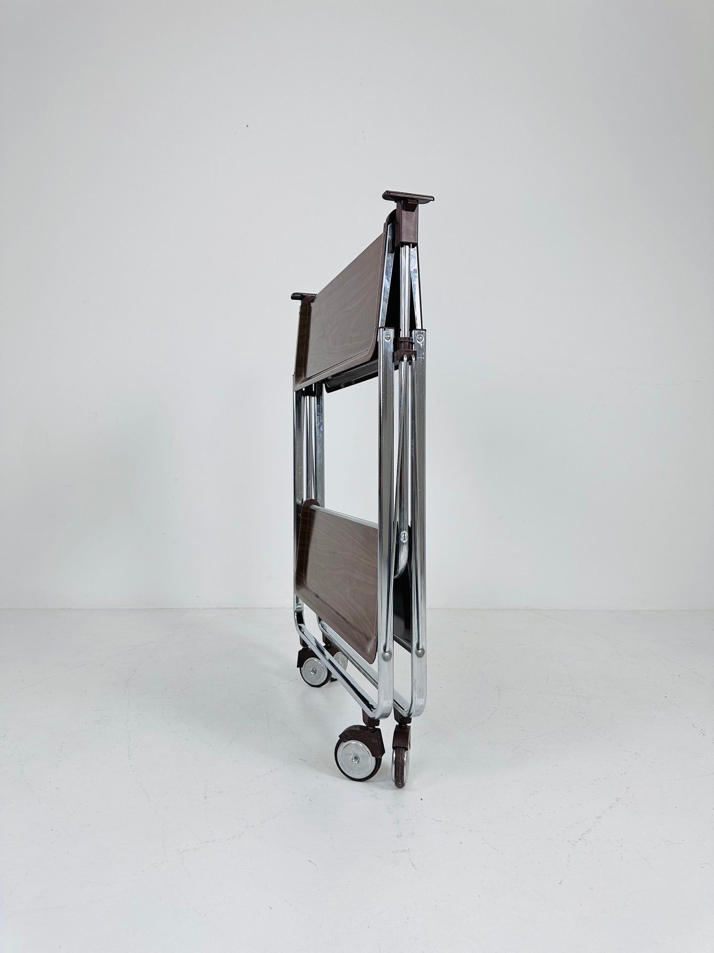 Foldable mid century tea cart Serving Trolley, 1960s