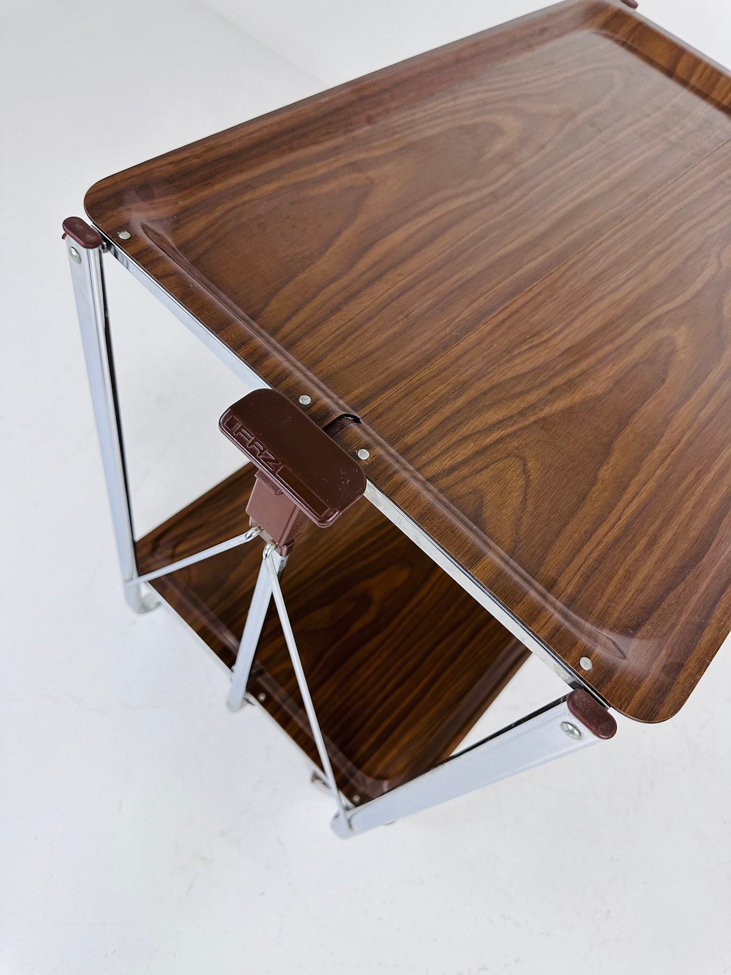 Foldable mid century tea cart Serving Trolley, 1960s