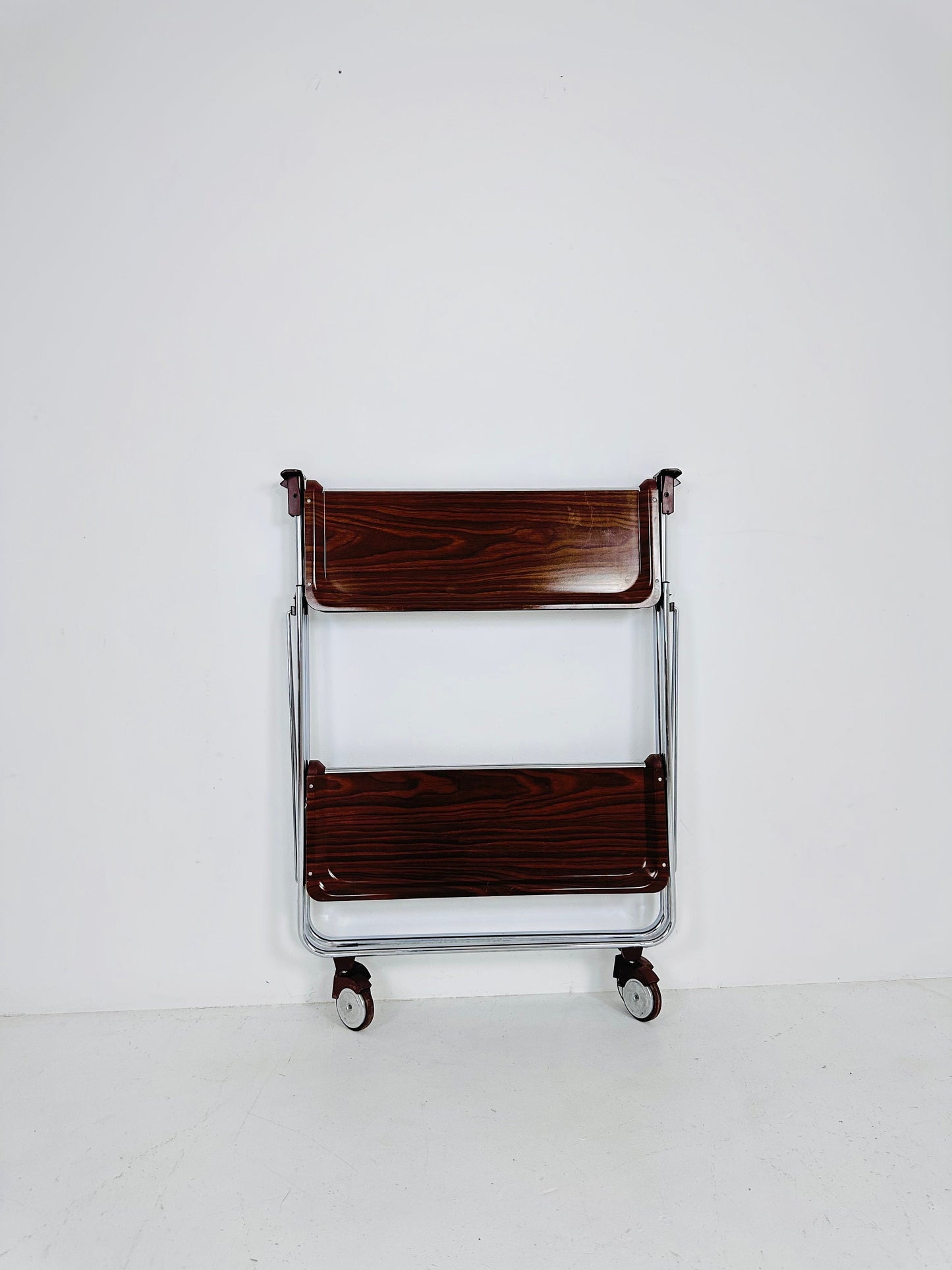Foldable mid century tea cart Serving Trolley, 1960s