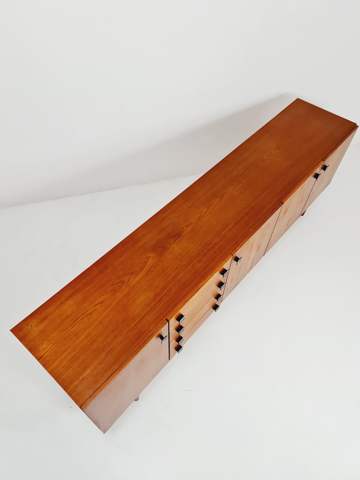 Long teak Danish Mid century Sideboard by IB Kofod Larsen,1960s