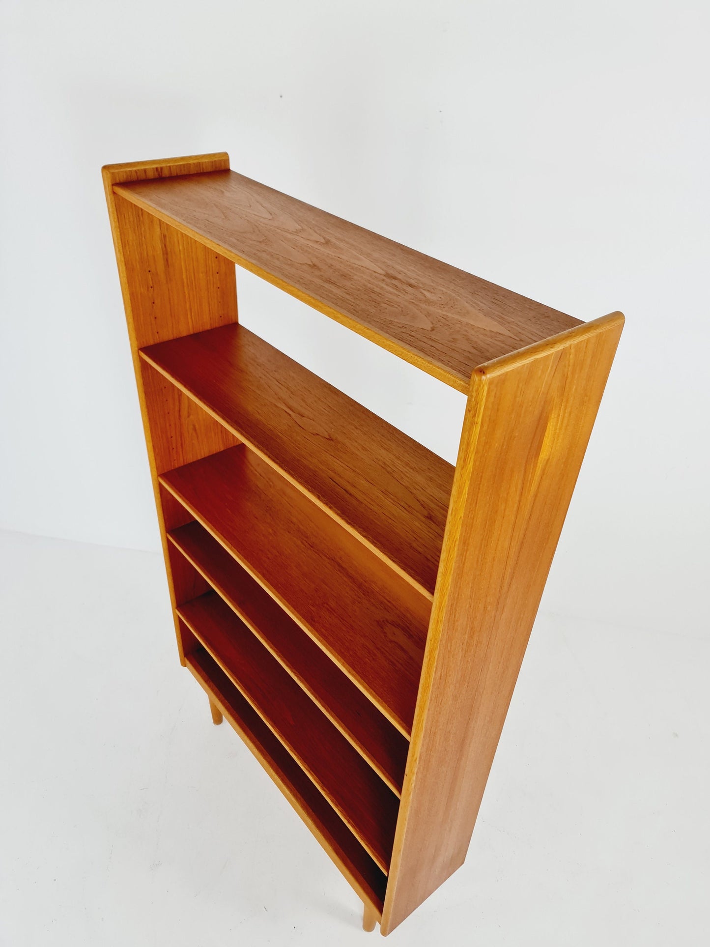 Danish freestanding vintage bookshelf system/ book case teak by Johannes Sorth, 1960s