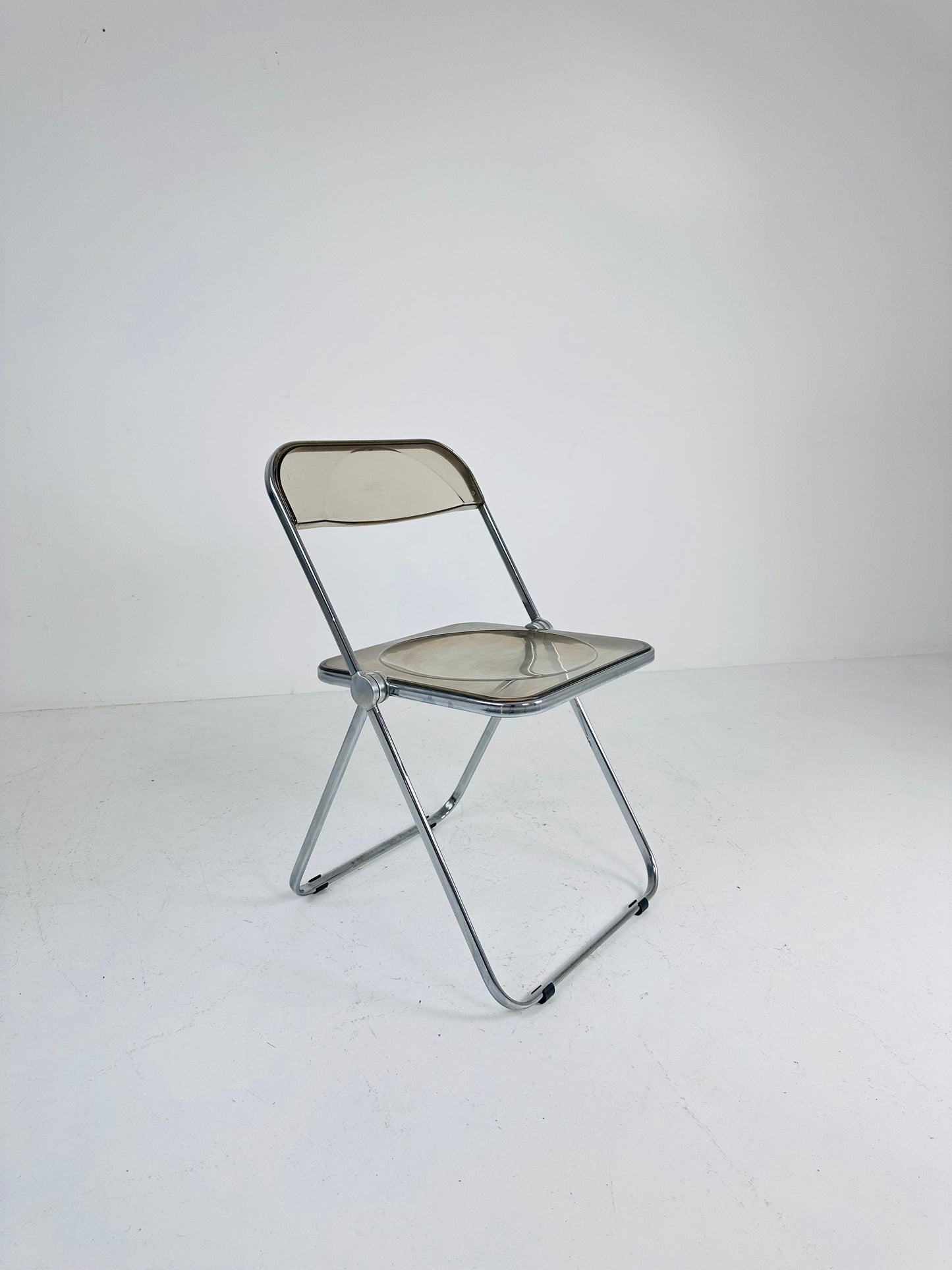 Vintage Italian Plia Folding Chair by Giancarlo Piretti for Castelli, 1970s
