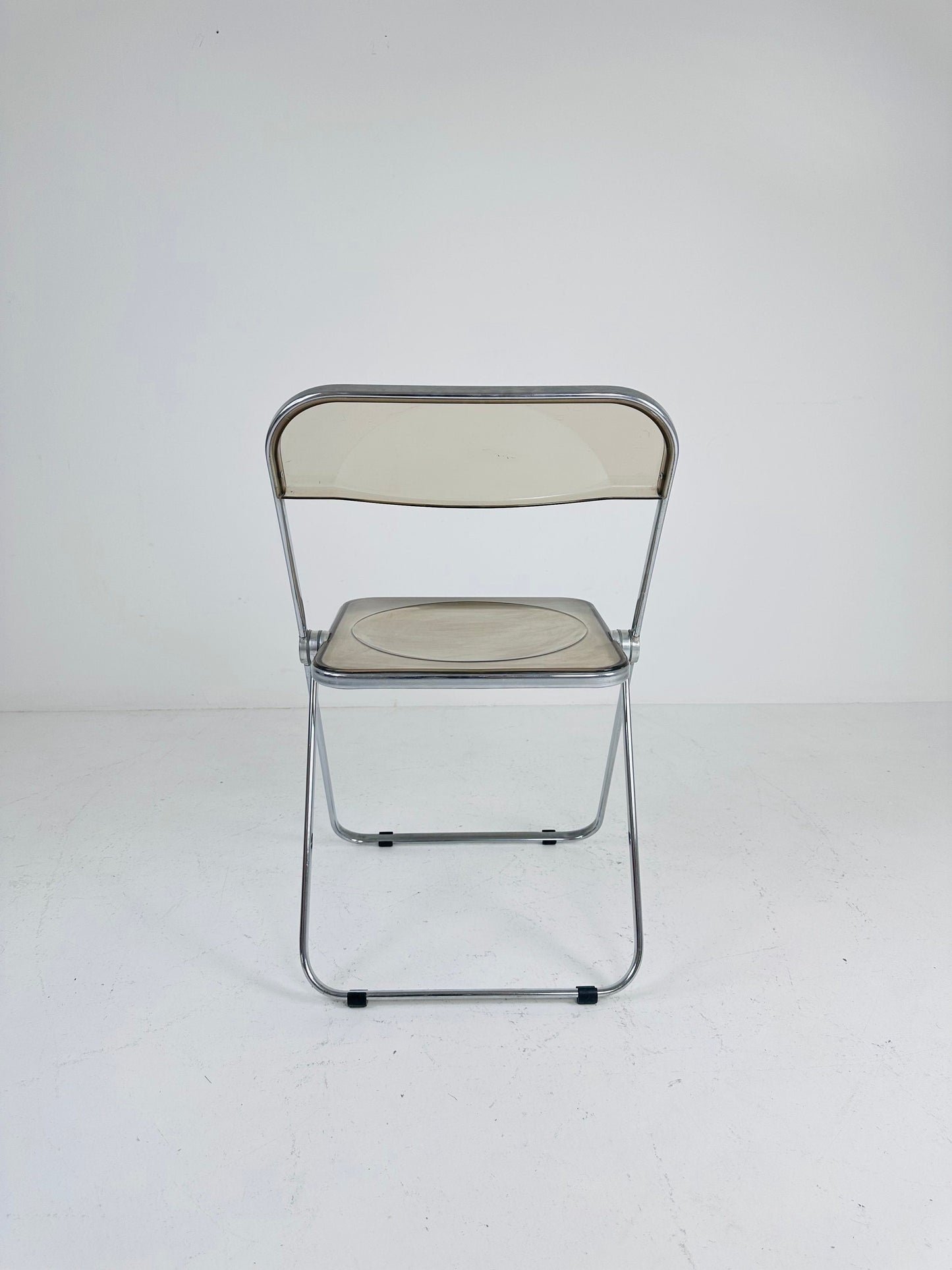 Vintage Italian Plia Folding Chair by Giancarlo Piretti for Castelli, 1970s