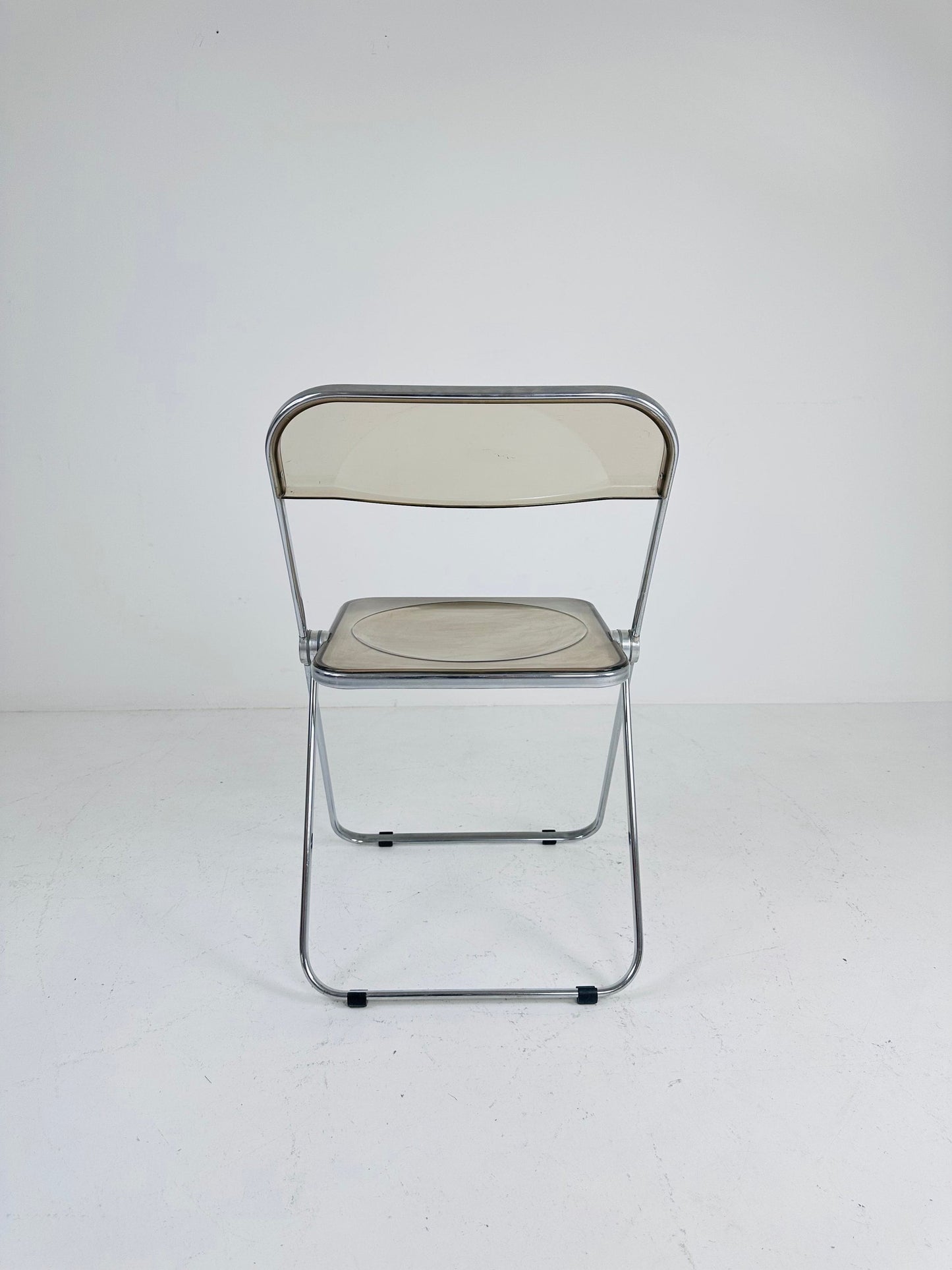 Vintage Italian Plia Folding Chair by Giancarlo Piretti for Castelli, 1970s