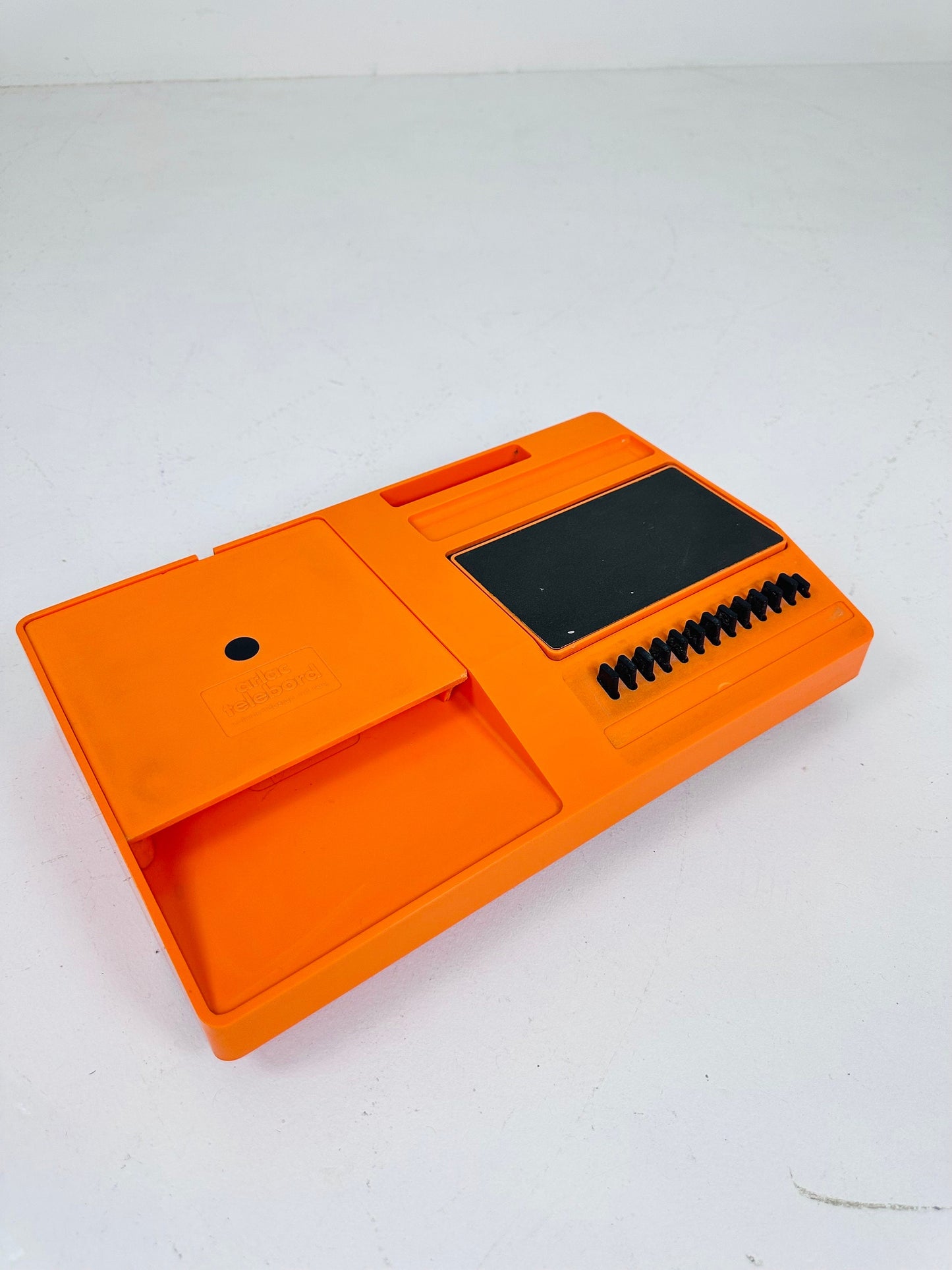 Arlac Tele Board Telephone Shelf Orange Telephone Register Telephone Tray 70s