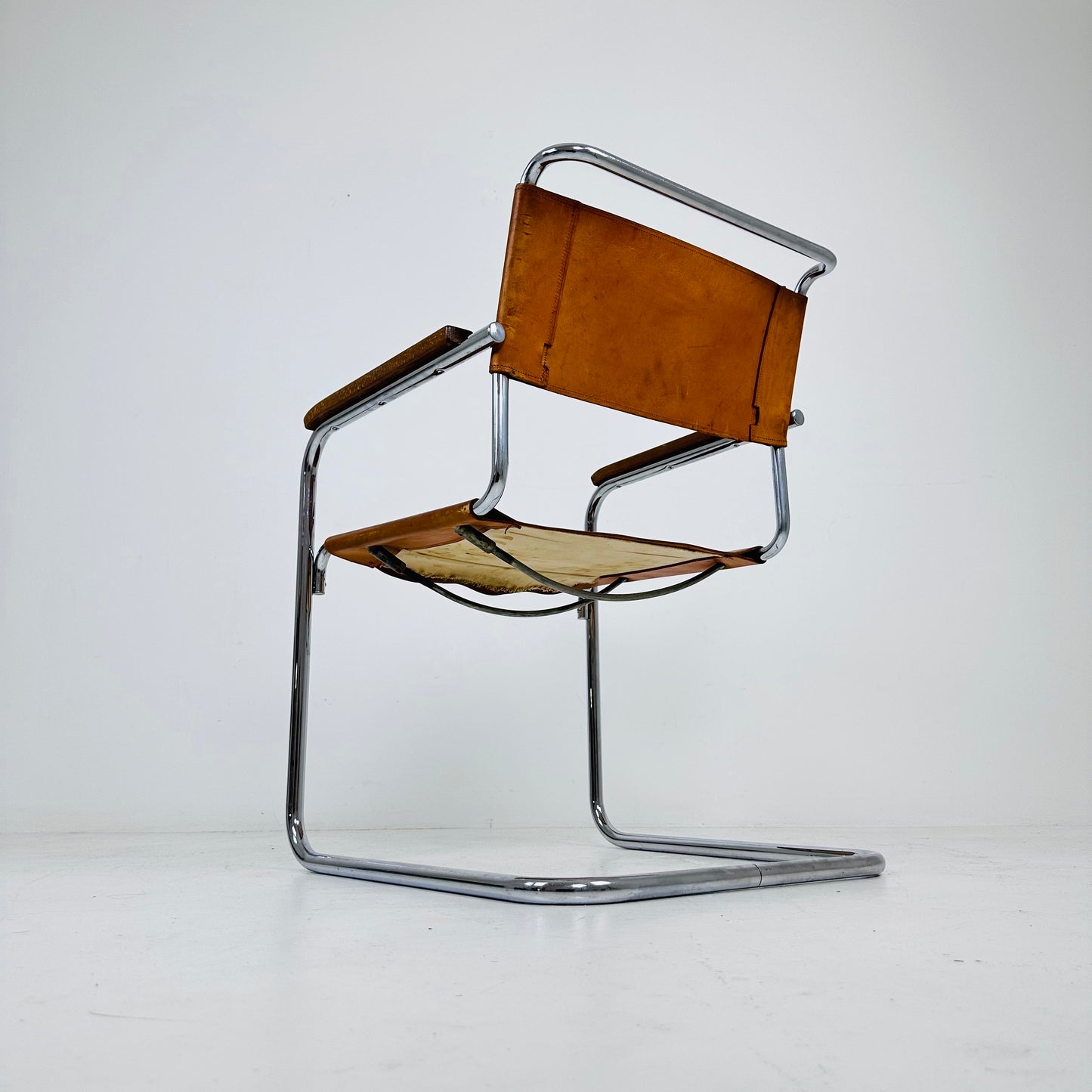 Mid-Century Vintage S34 Chair by Mart Stam & Marcel Breuer for Thonet 1980s