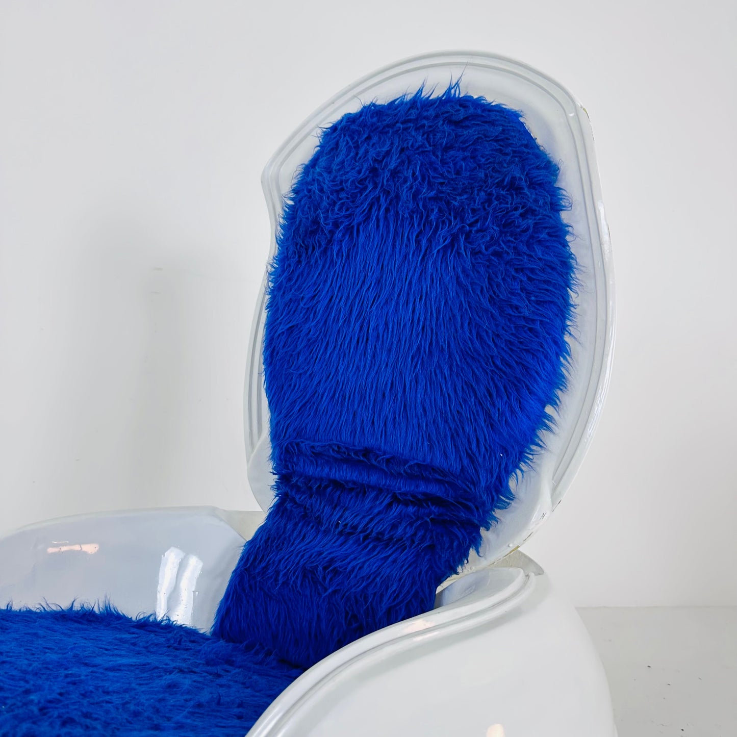 White blue Garden Egg Chair by Peter Ghyczy, 1960s