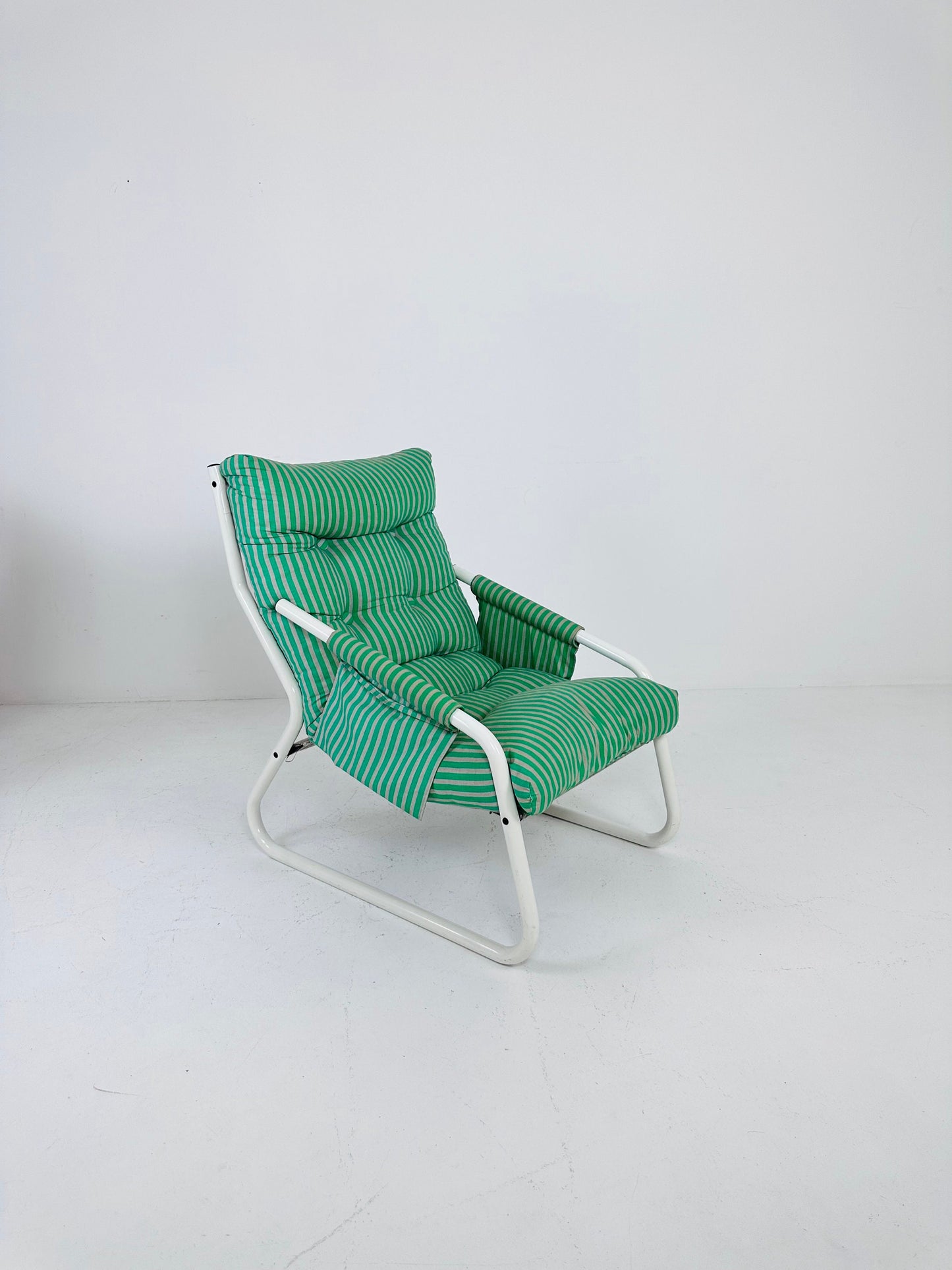 Rare Bauhaus design Armchair By Gillis Lundgren for Ikea Sweden 1970s