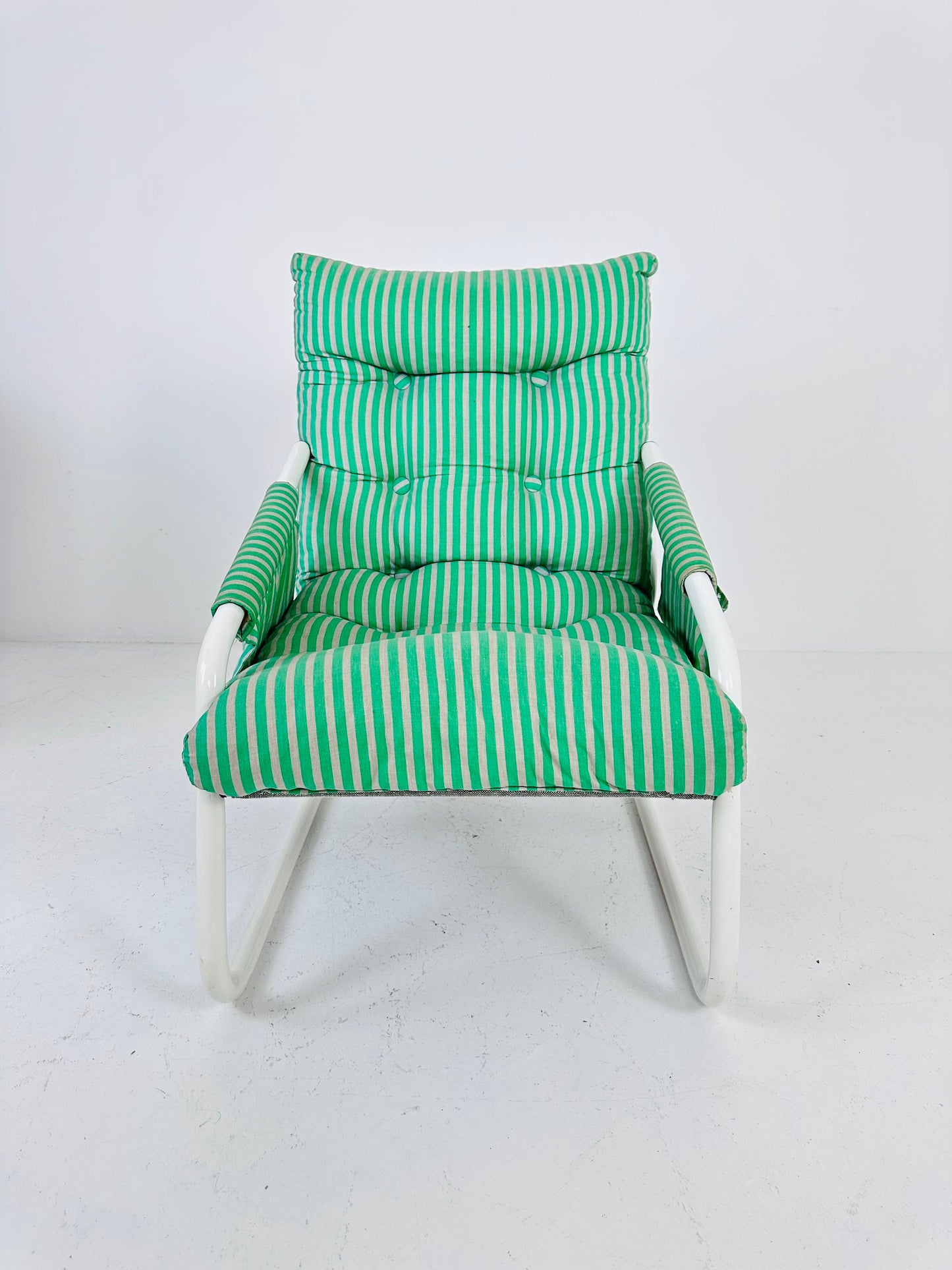Rare Bauhaus design Armchair By Gillis Lundgren for Ikea Sweden 1970s