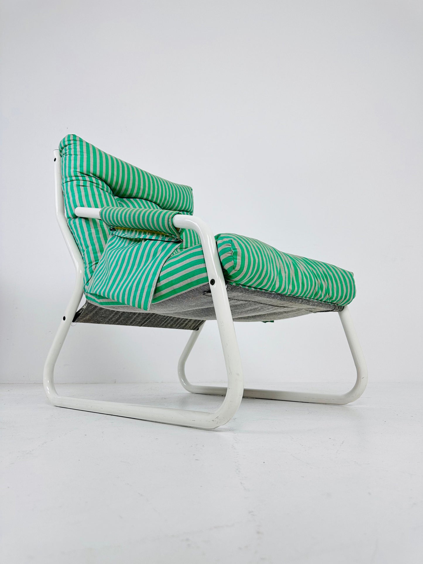 Rare Bauhaus design Armchair By Gillis Lundgren for Ikea Sweden 1970s