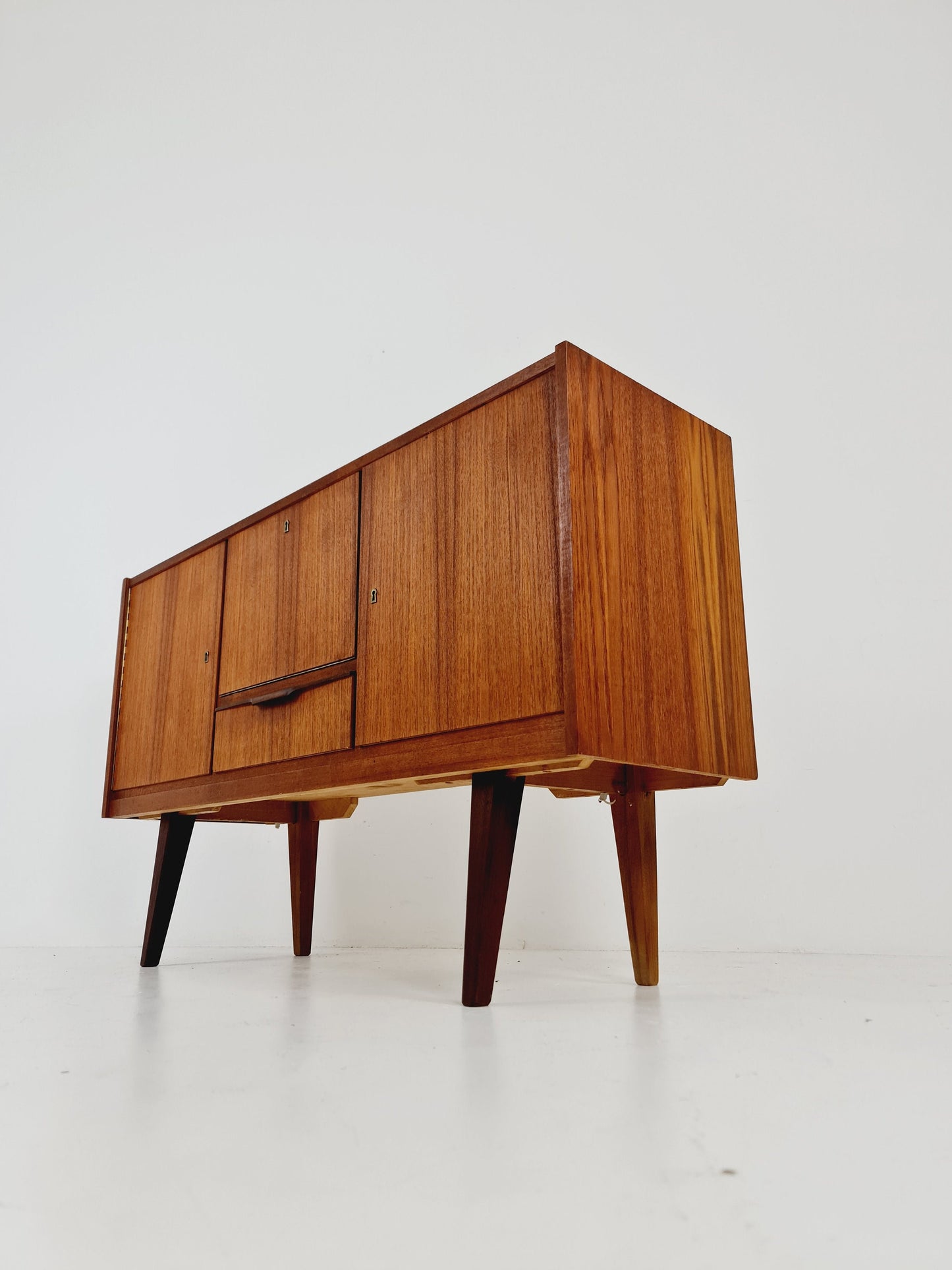Mid Century Modern German teak Sideboard By Musterring international , 1960s