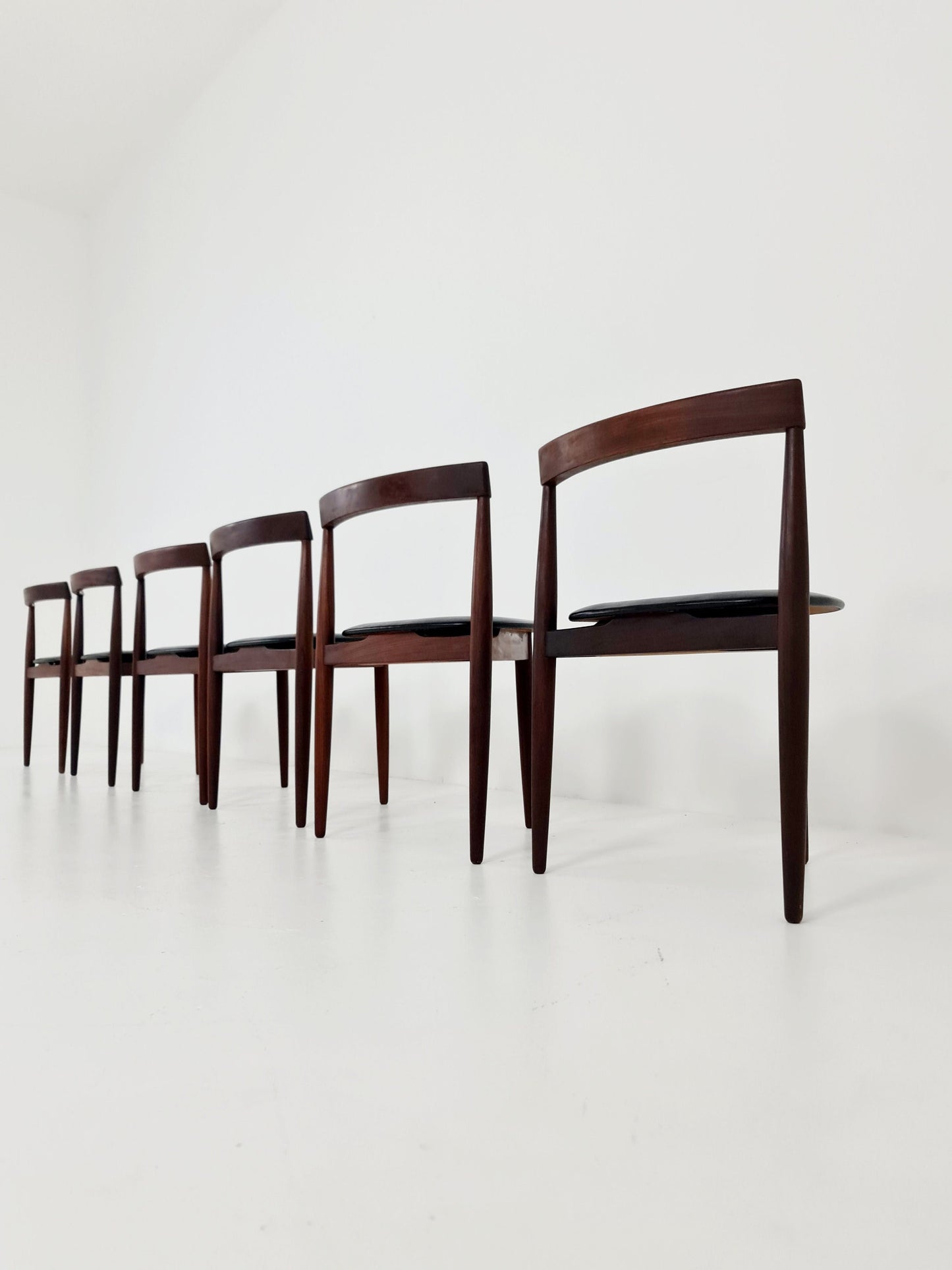 Danish Modern Chairs by Hans Olsen for Frem Rojle, Set of 6, 1960s