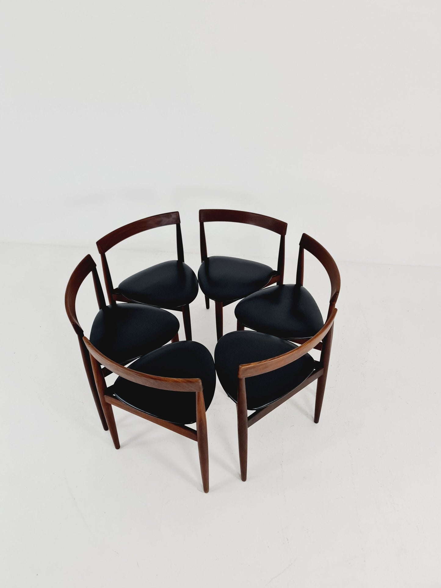 Danish Modern Chairs by Hans Olsen for Frem Rojle, Set of 6, 1960s