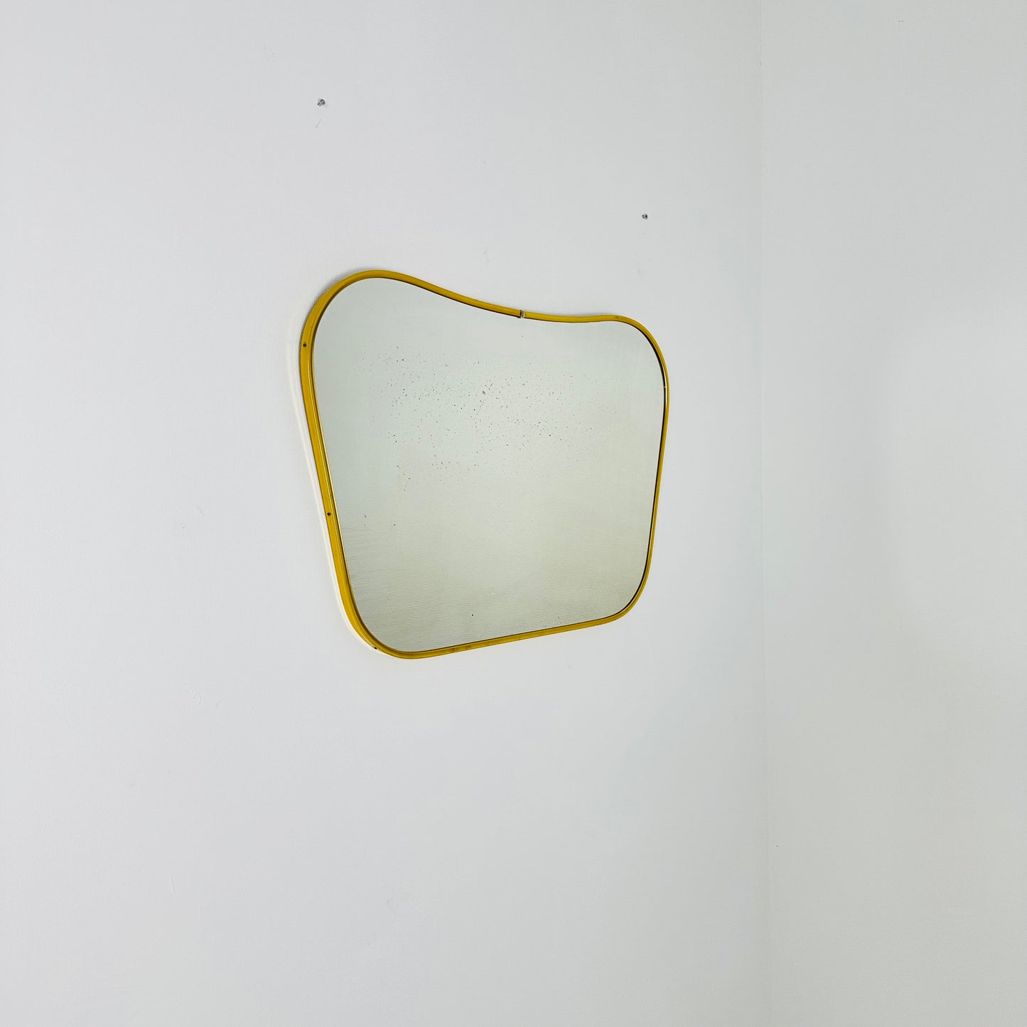 Mid Century asymmetric mirror Original kidney mirror standard style from the 50s 60s