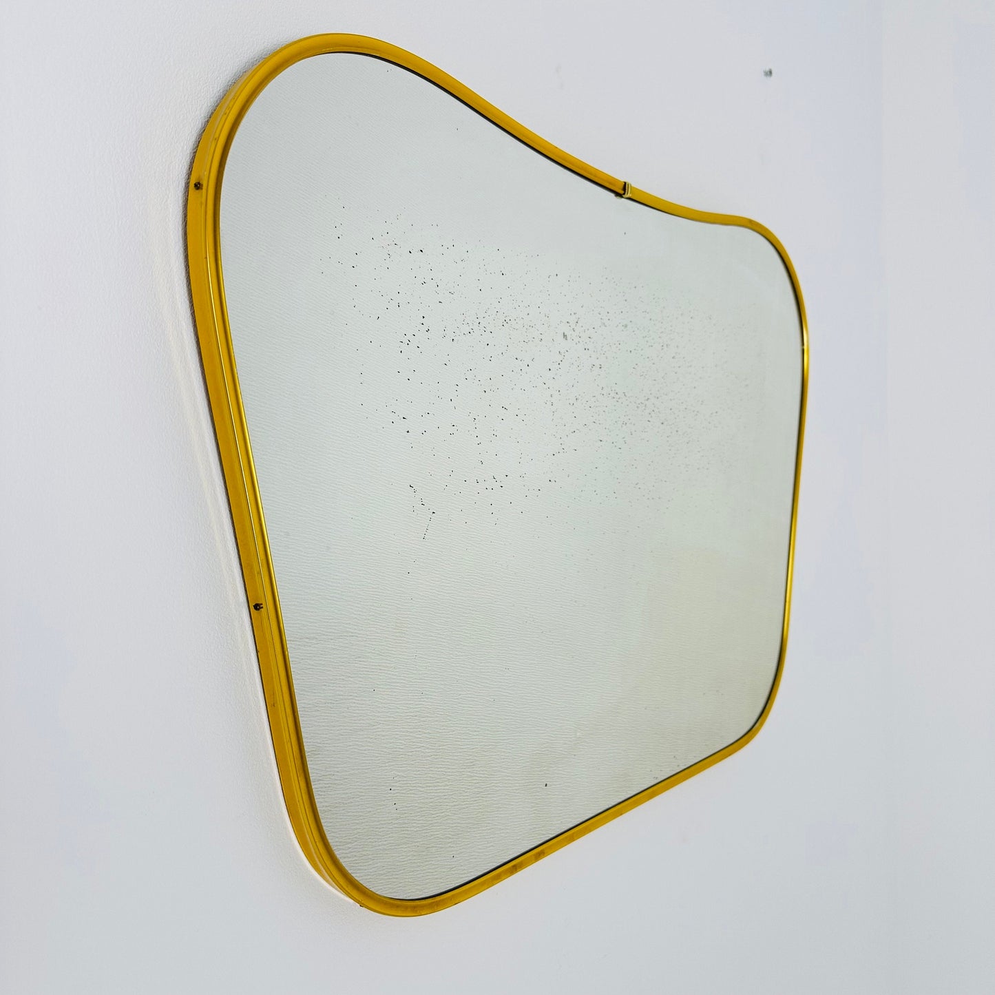 Mid Century asymmetric mirror Original kidney mirror standard style from the 50s 60s