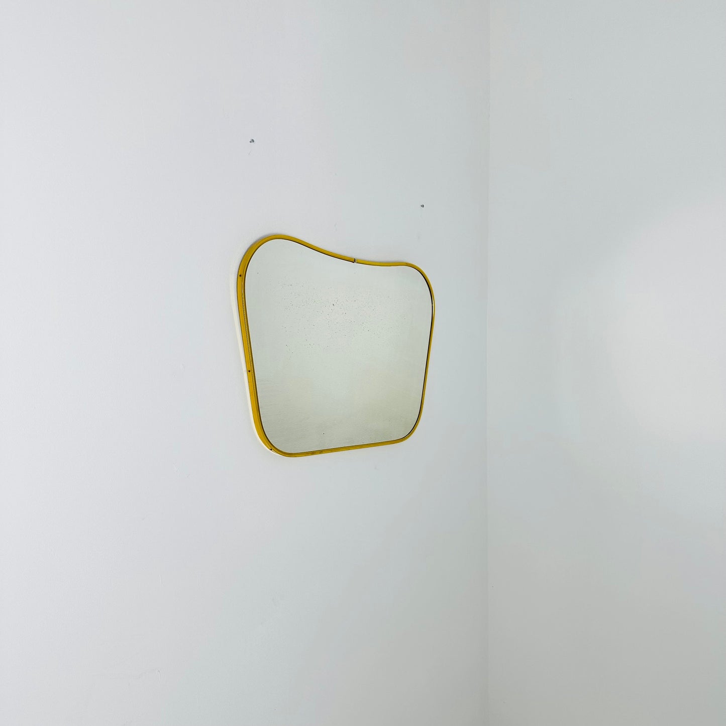 Mid Century asymmetric mirror Original kidney mirror standard style from the 50s 60s
