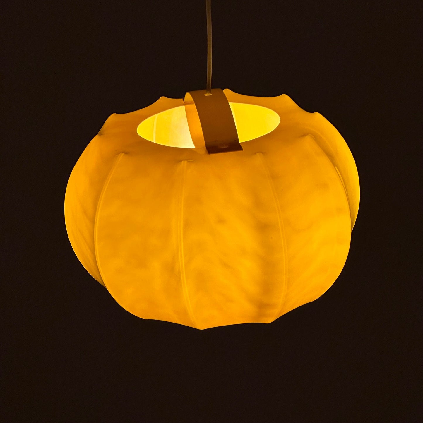 Mid century Space-age pendant lamp by Ilka Plast German 1970