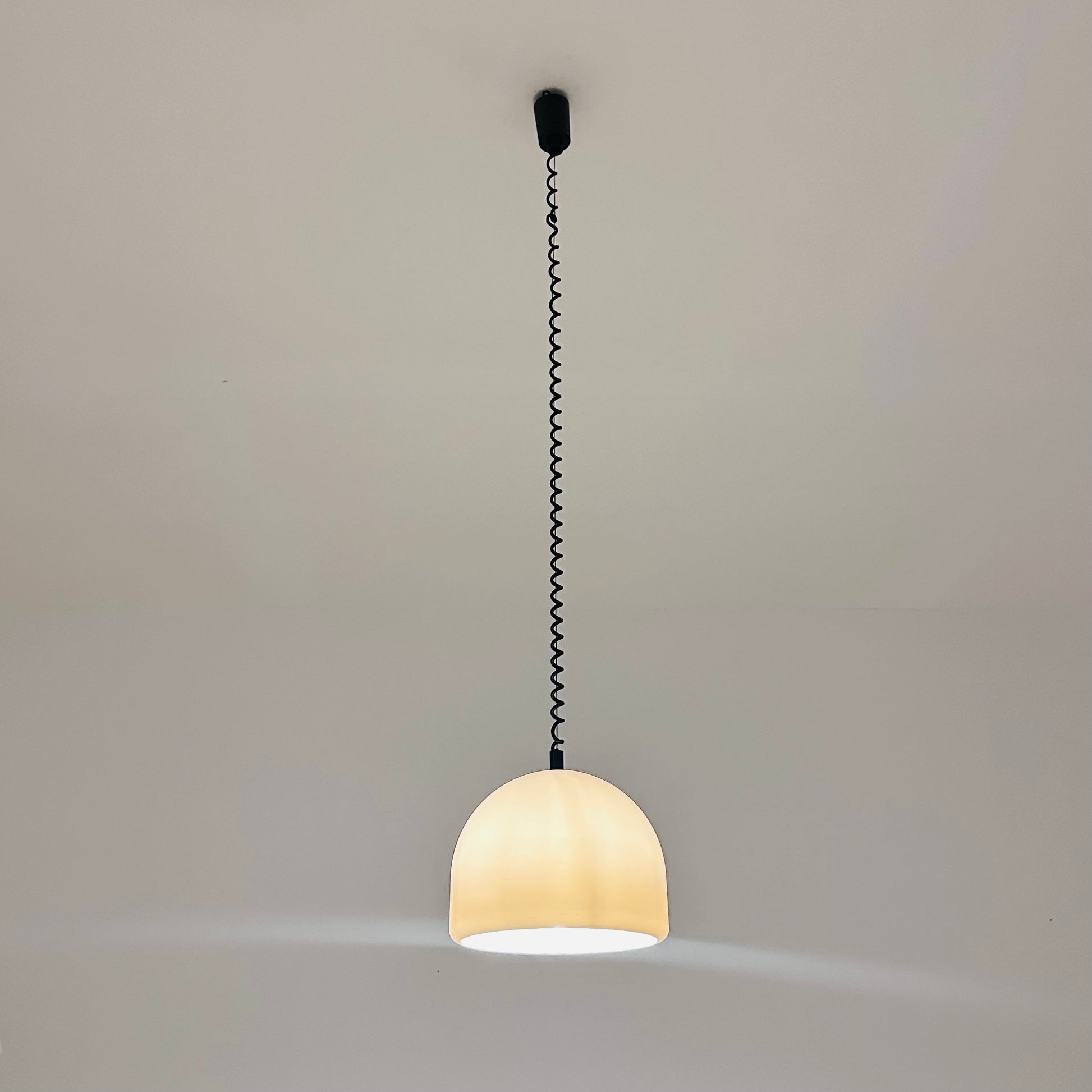 Mid-century Meblo pendant lamp designed by Harvey Guzzini Dijkstra, 1970s