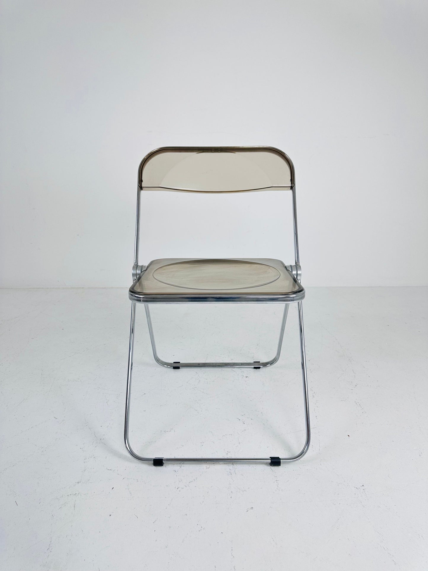 Vintage Italian Plia Folding Chair by Giancarlo Piretti for Castelli, 1970s