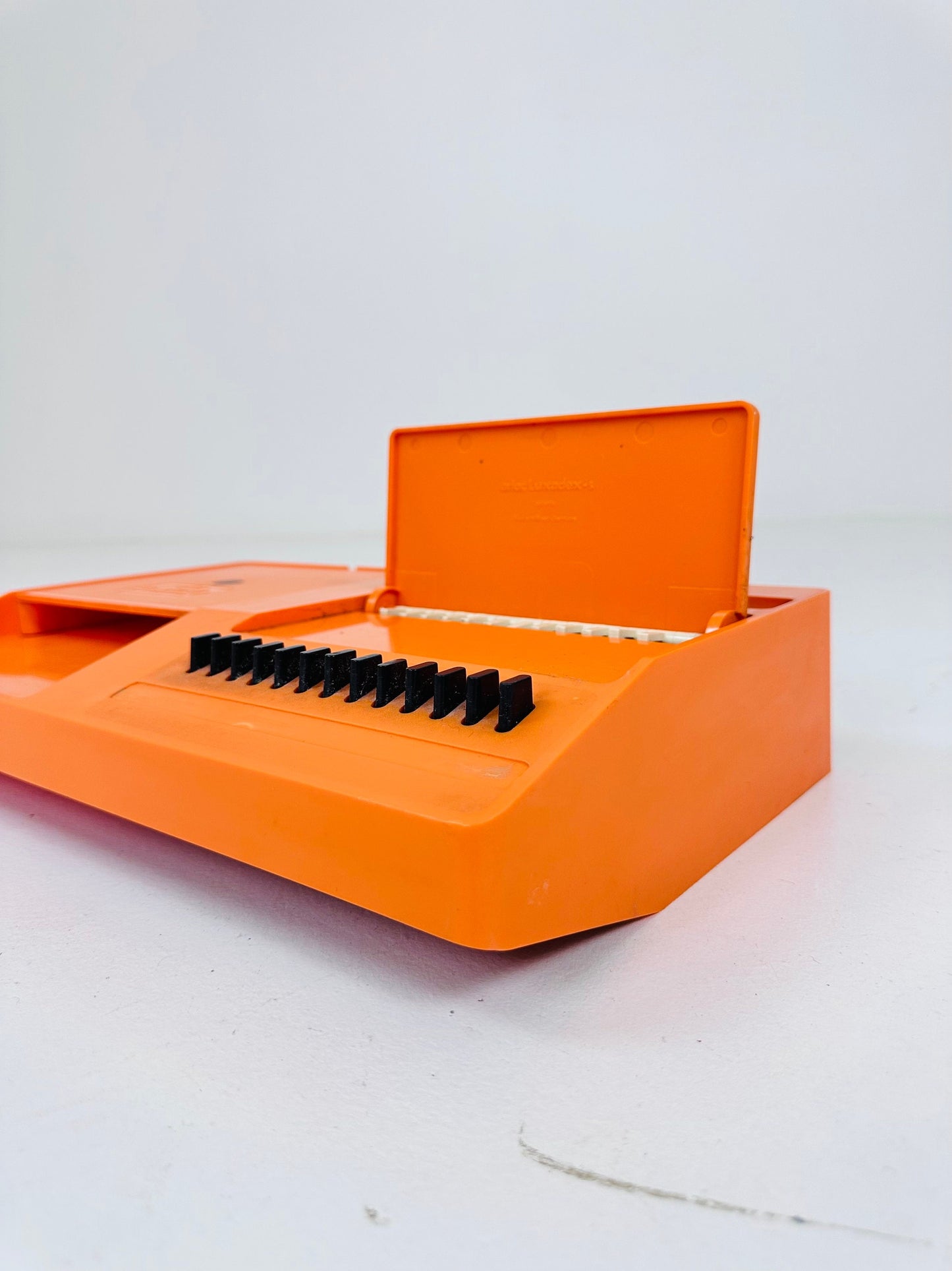 Arlac Tele Board Telephone Shelf Orange Telephone Register Telephone Tray 70s
