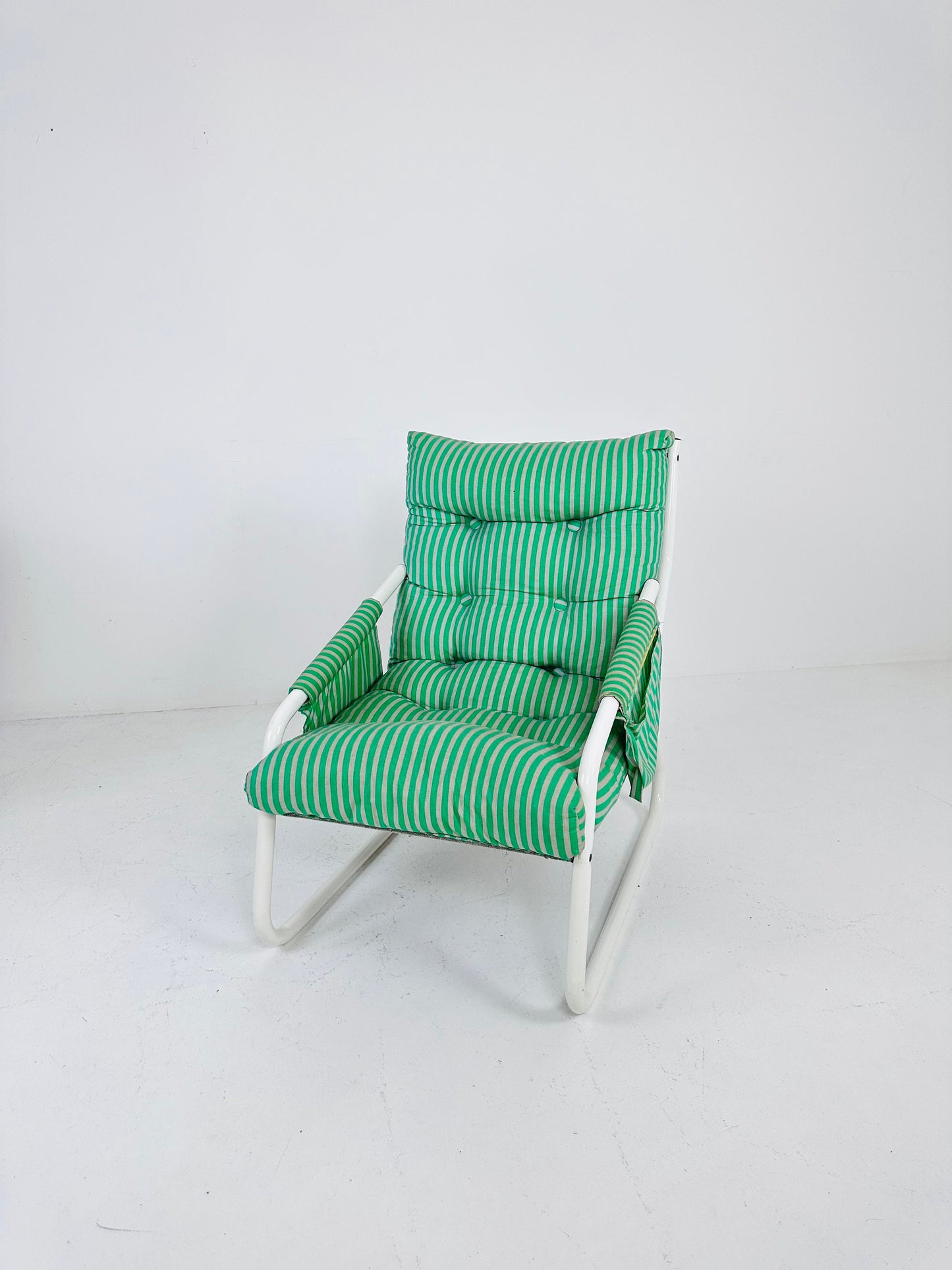 Rare Bauhaus design Armchair By Gillis Lundgren for Ikea Sweden 1970s